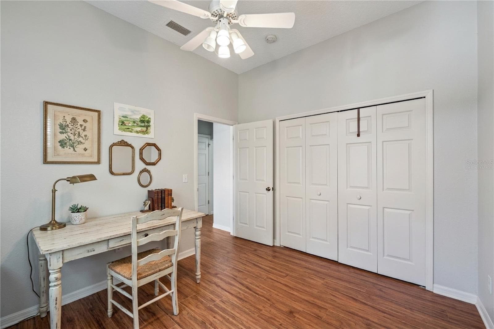 Bedroom 2 or office! Virtually Staged - 21113 EDINBOROUGH PL, LEESBURG