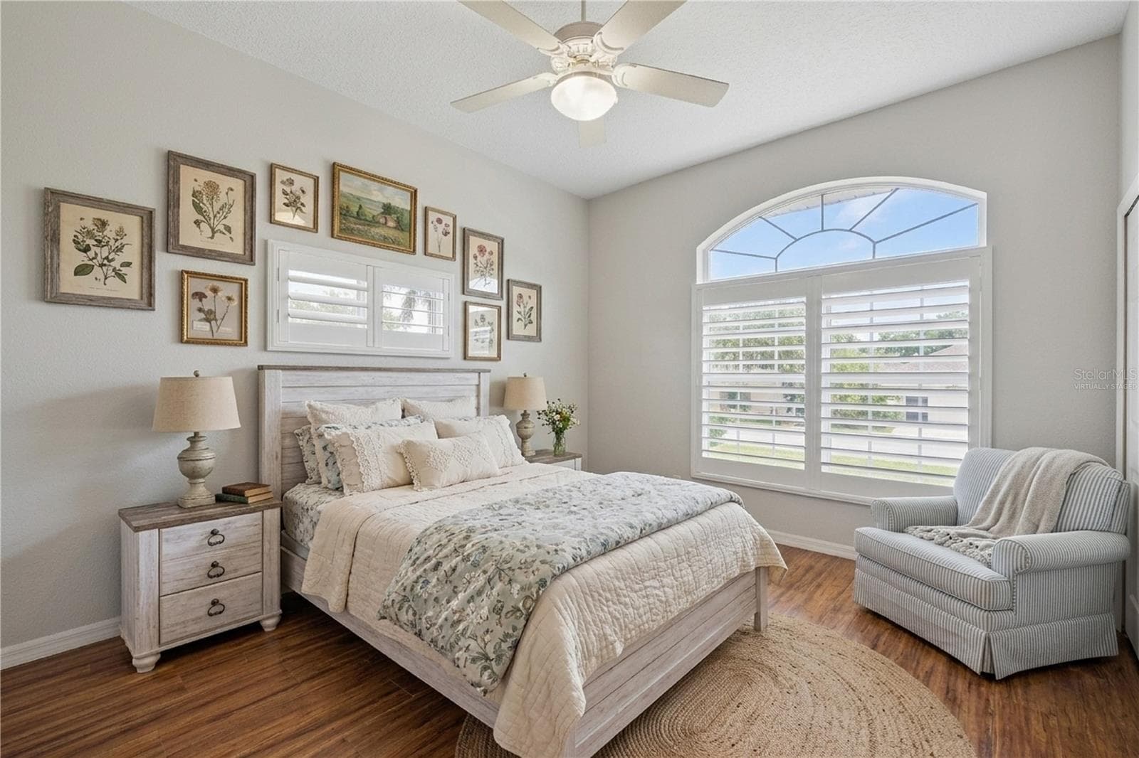 Virtually Staged Bedroom 3 - 21113 EDINBOROUGH PL, LEESBURG