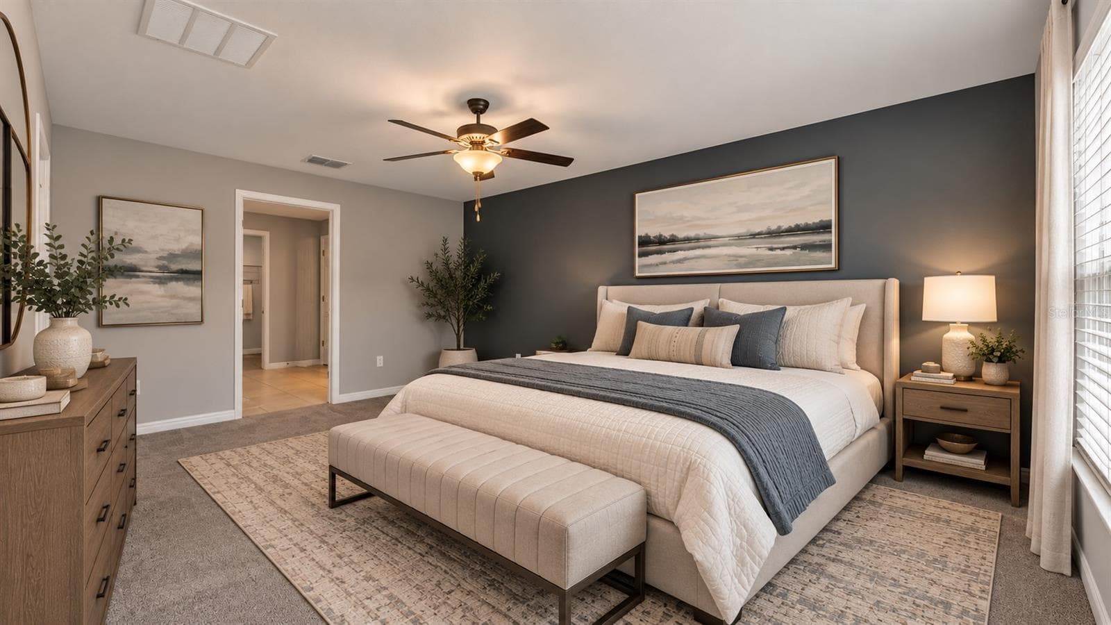 MASTER SUITE STAGED - 2790 RED EGRET DR, BARTOW