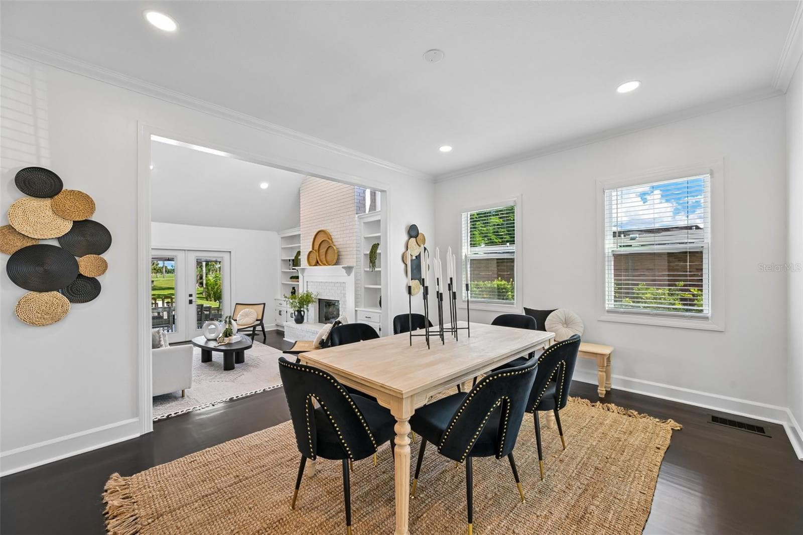 Dining room is spacious and light filled. - 5060 18TH AVE W, BRADENTON