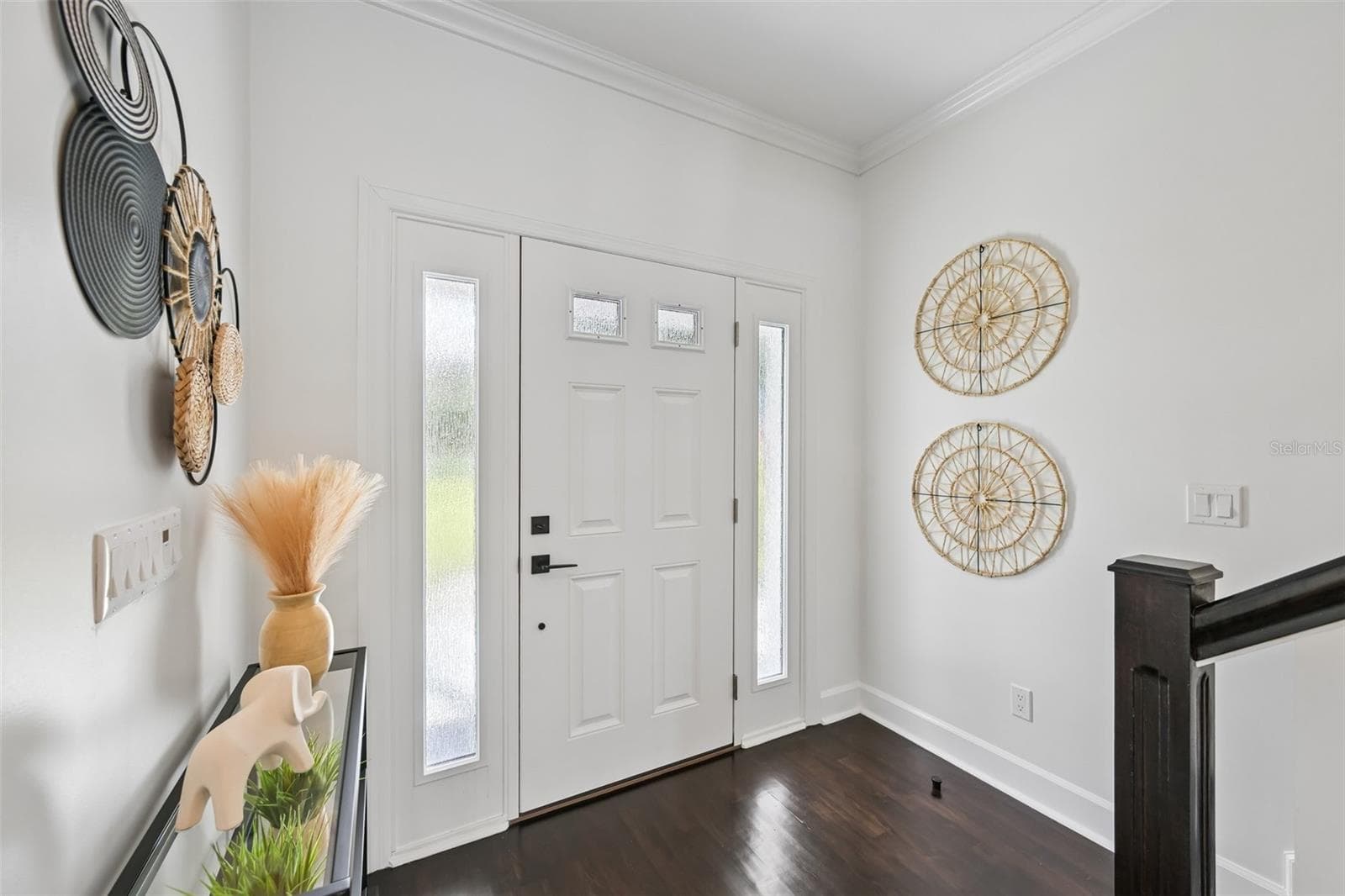 Front door and foyer. - 5060 18TH AVE W, BRADENTON