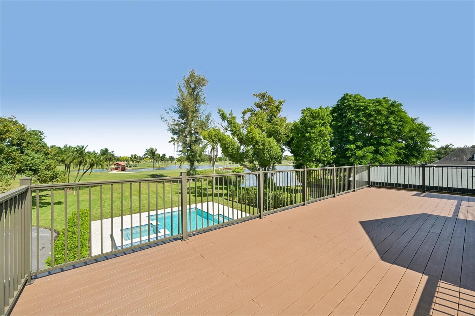 Spacious upstairs deck. - 5060 18TH AVE W, BRADENTON