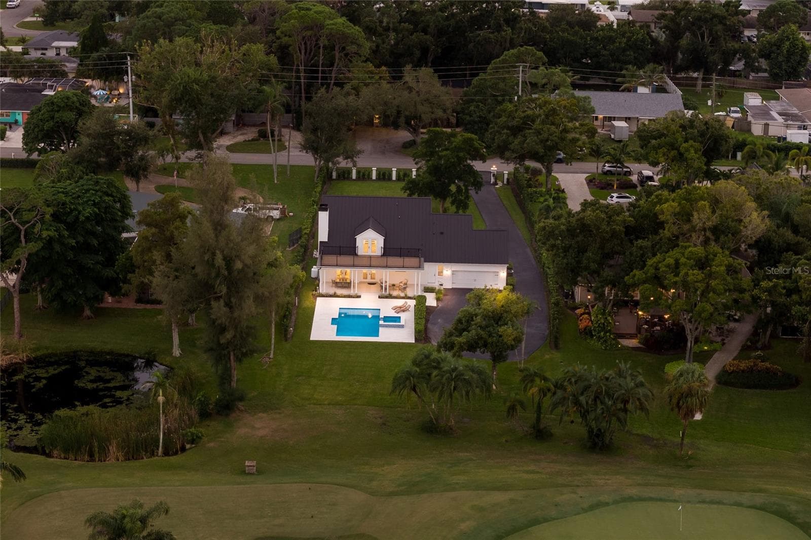 Rear Aerial View - 5060 18TH AVE W, BRADENTON