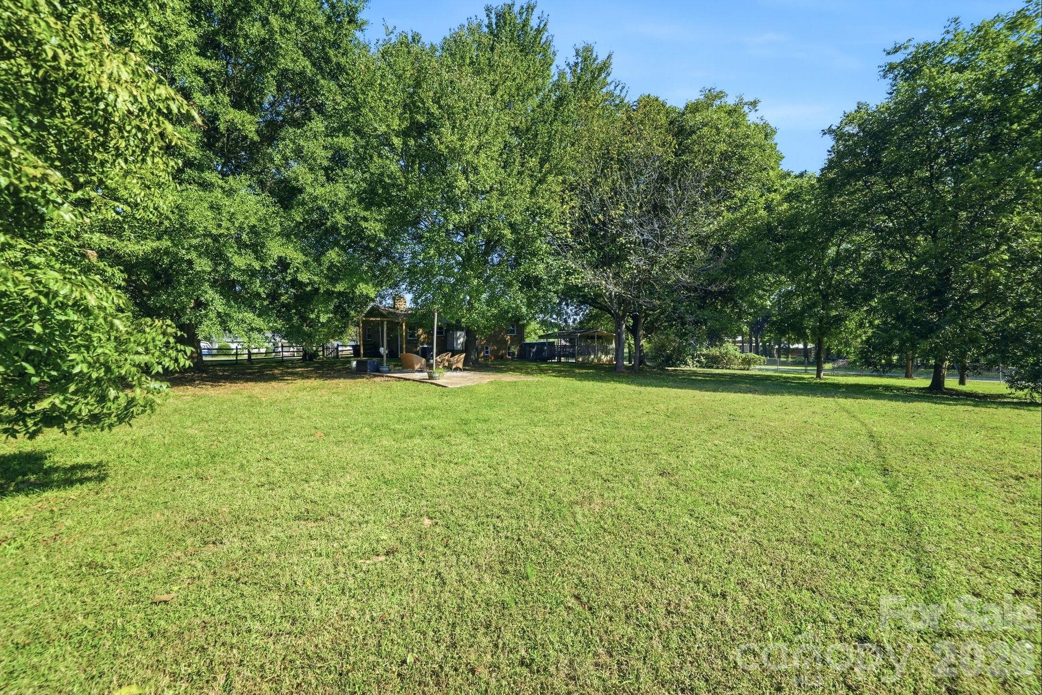 Private Back Yard-Fenced - 7704 Otts Circle, Stanley
