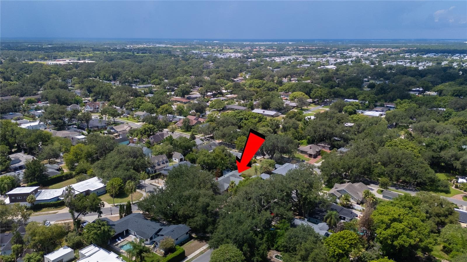 Aerial View - 1807 PAWNEE TRL, LAKELAND