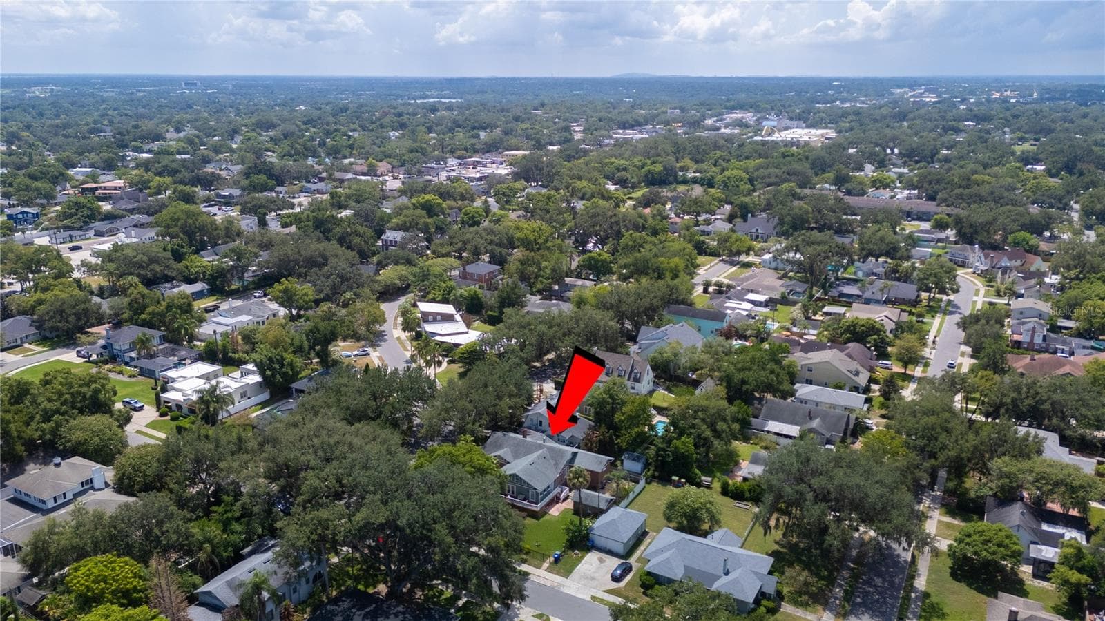 Aerial View - 1807 PAWNEE TRL, LAKELAND