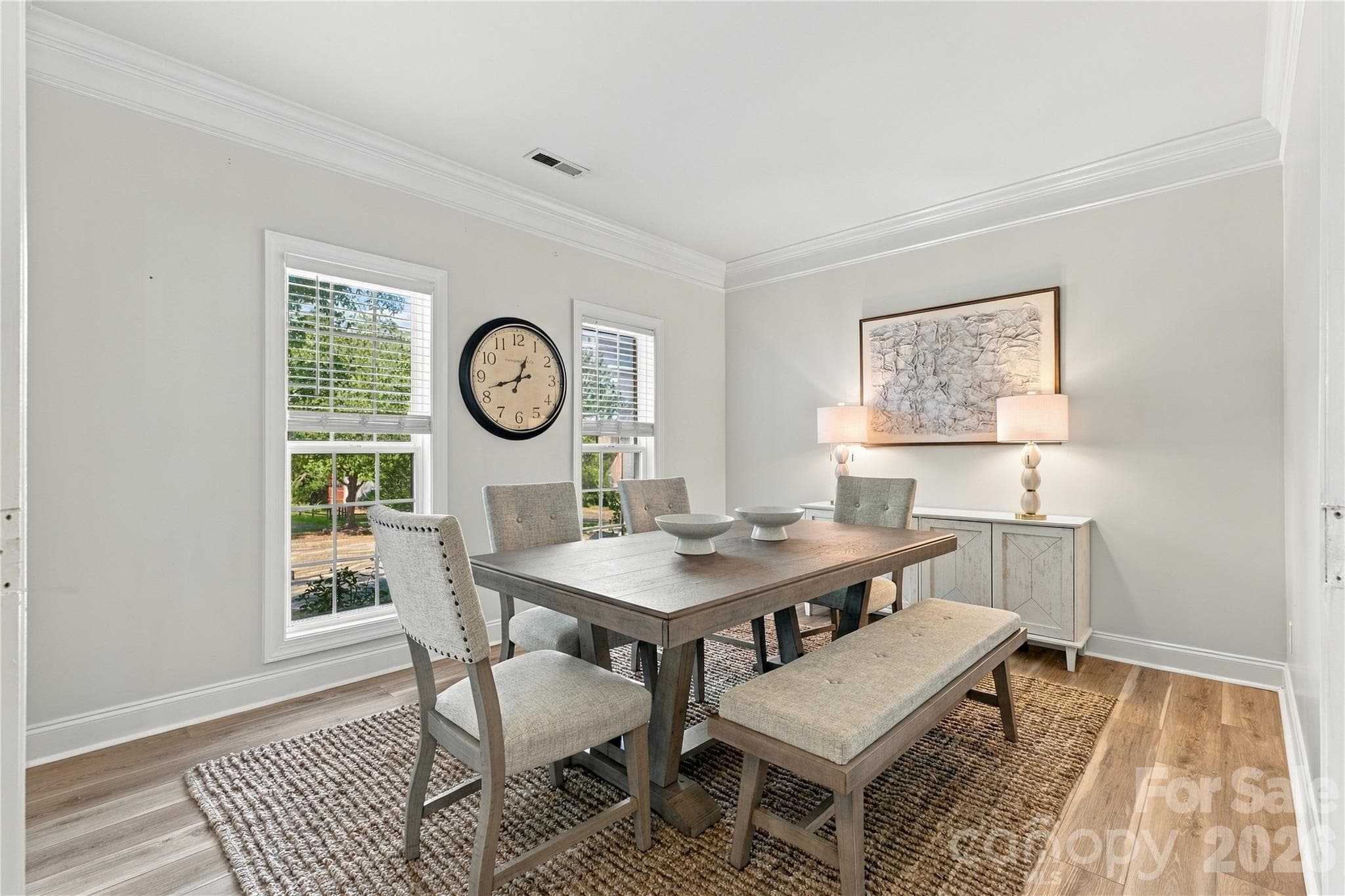 Being used as a formal dining - but there are doors in the garage should you want an office or playroom instead - 10513 Orchid Hill Lane, Charlotte