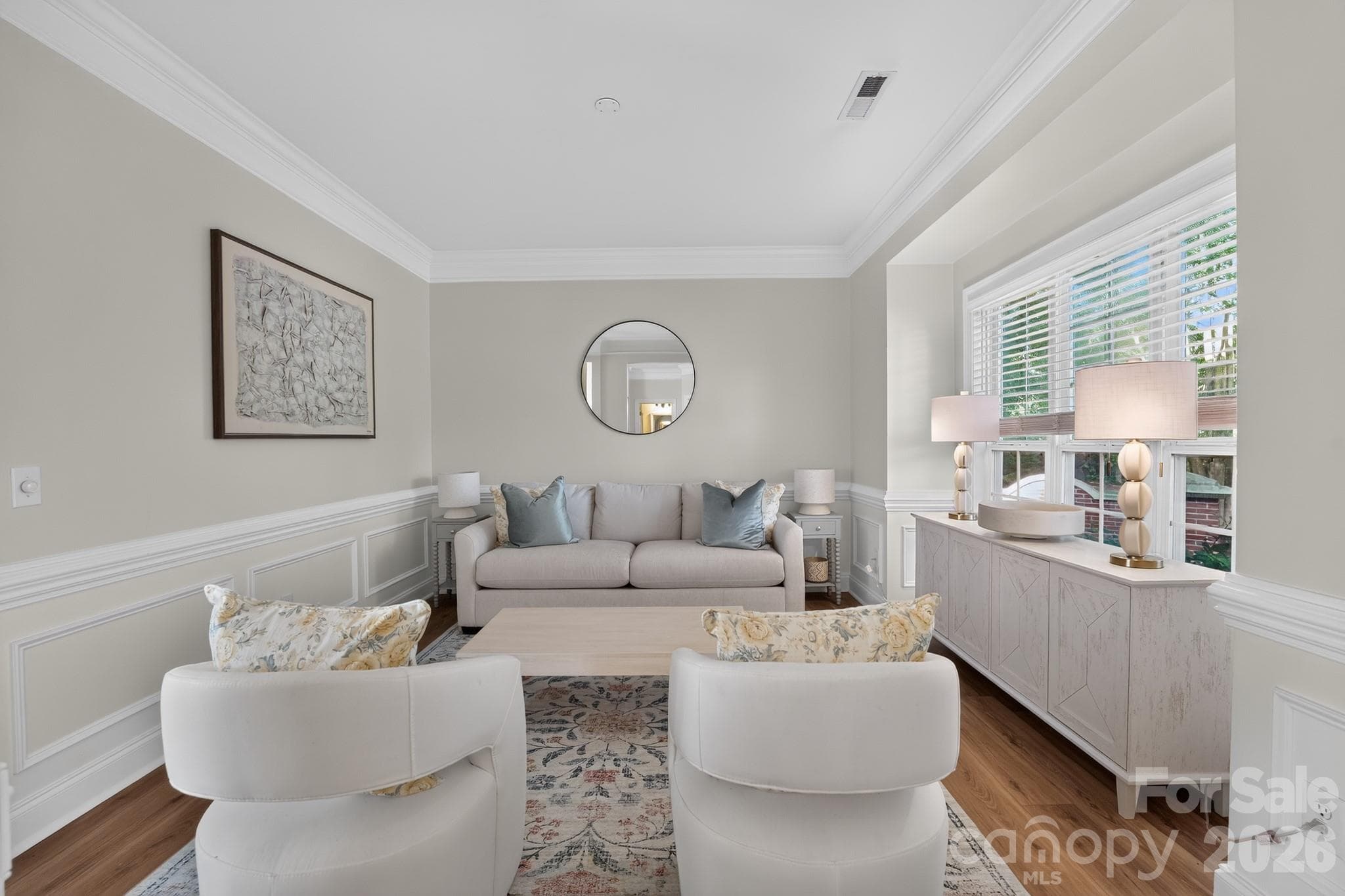 Living room or flex space - 10513 Orchid Hill Lane, Charlotte