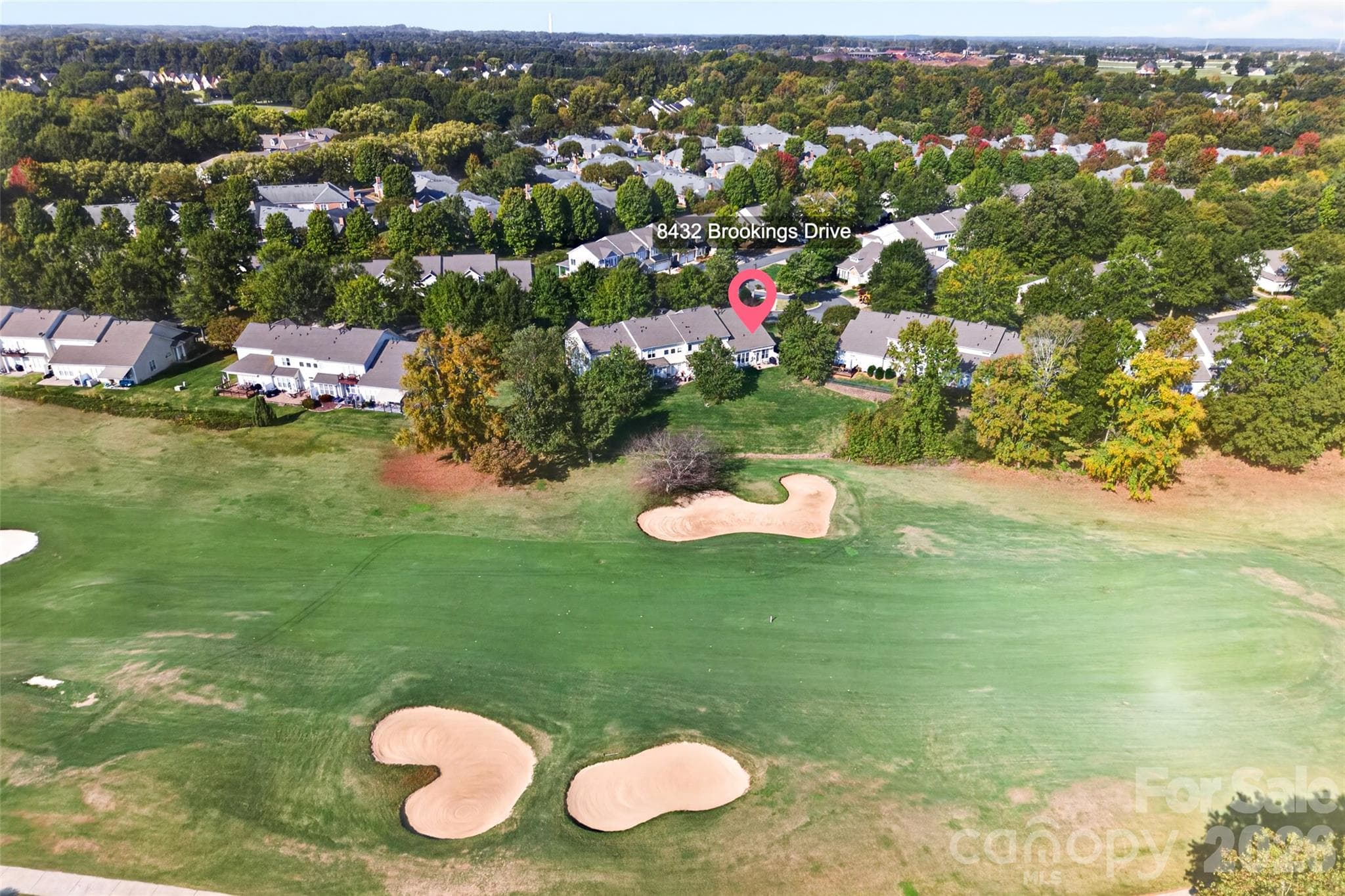 Gorgeous view of the fairway! - 8432 Brookings Drive, Charlotte