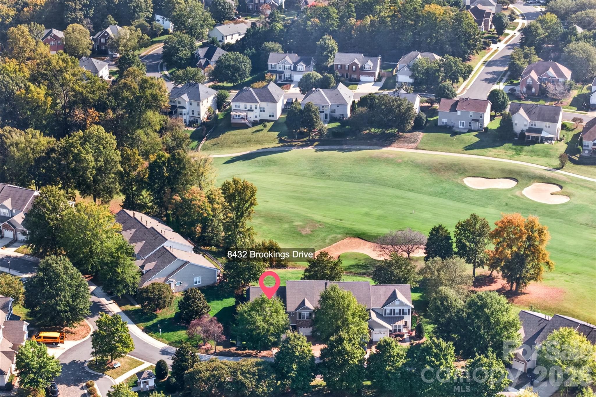 Gorgeous view of the fairway! - 8432 Brookings Drive, Charlotte