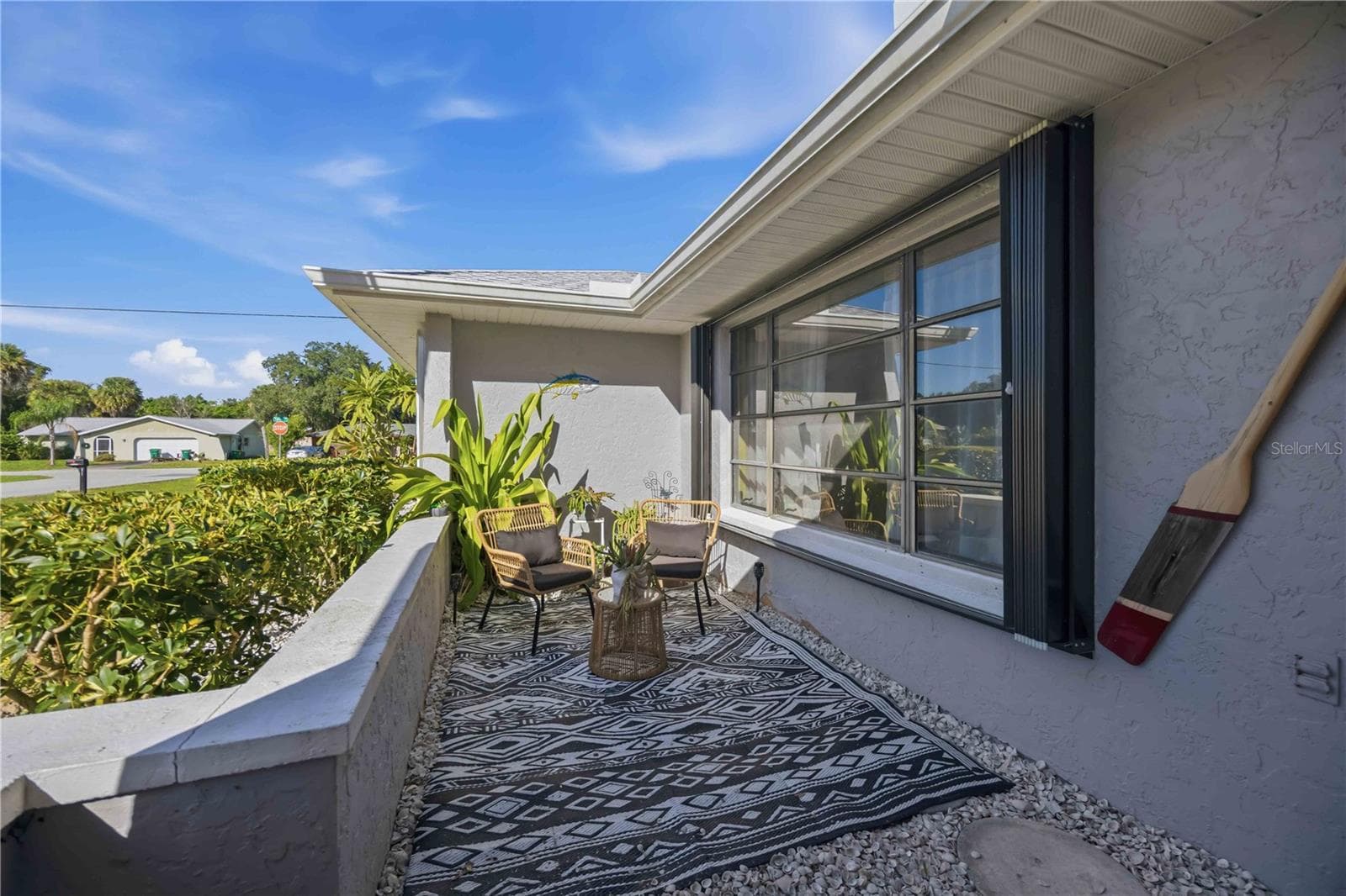 Covered front entry - 21012 CHURON AVE, PORT CHARLOTTE