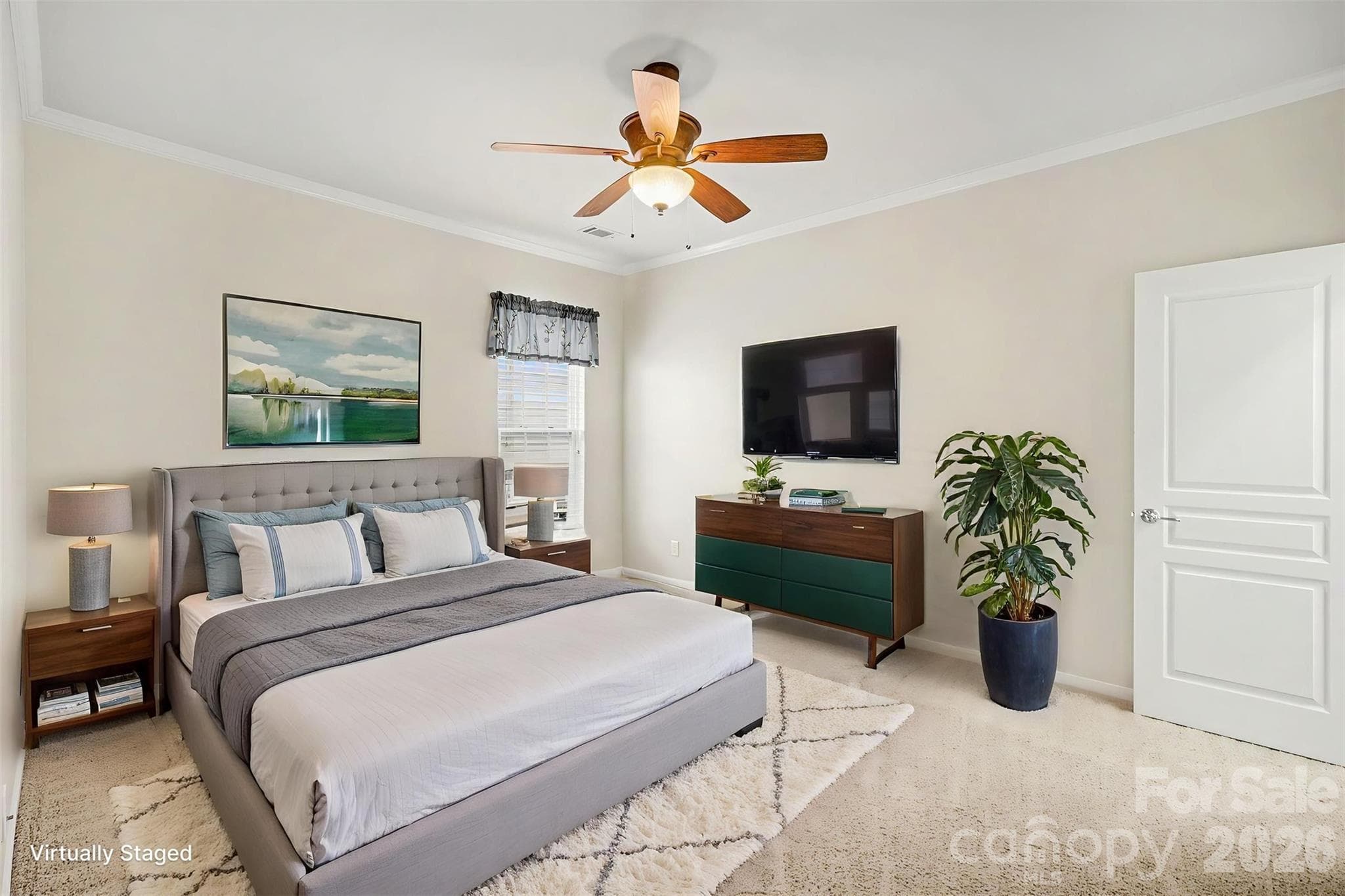 AI Generated Primary Bedroom - 52422 Winchester Street, Indian Land