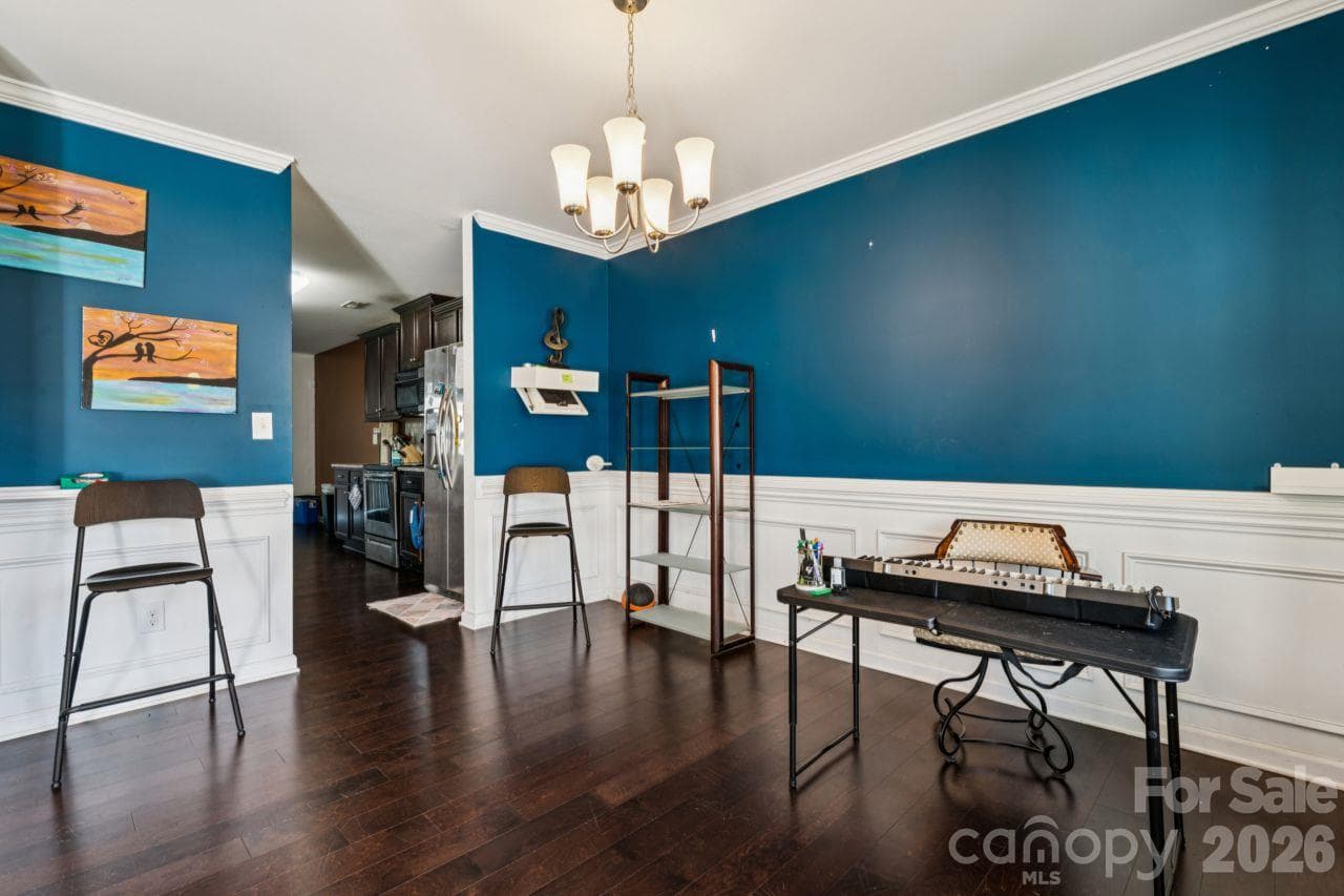 Formal dining room - 8515 Mansell Court, Charlotte