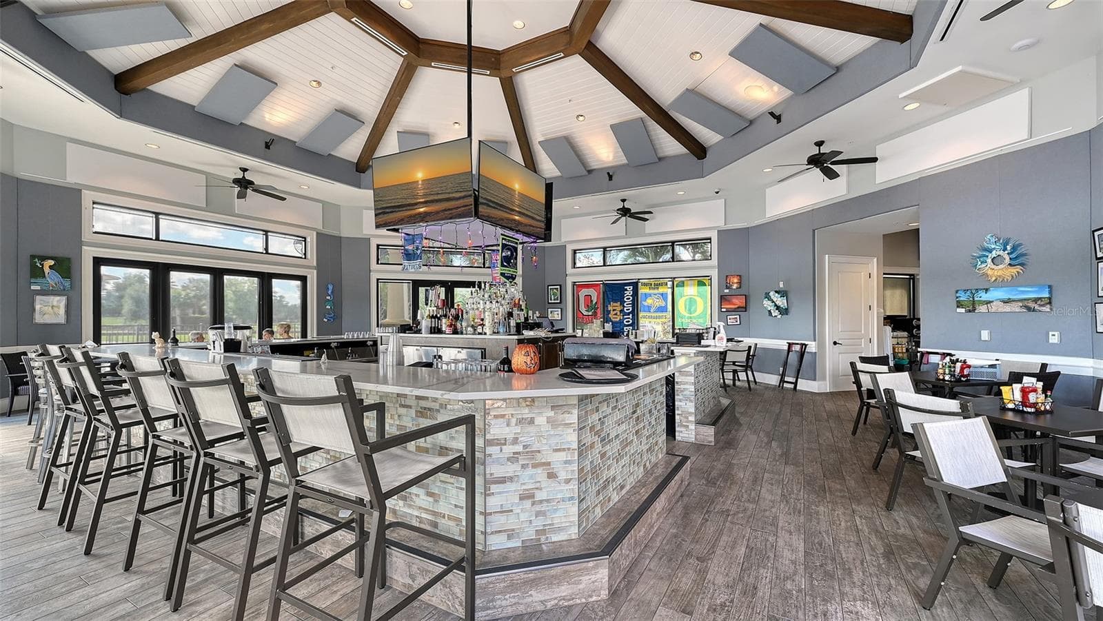 Whether meeting friends for a relaxed lunch or enjoying an elegant evening out, the Del WEbb restaurant offers a welcoming setting for every occassion. - 6827 GOSPORT CV, BRADENTON