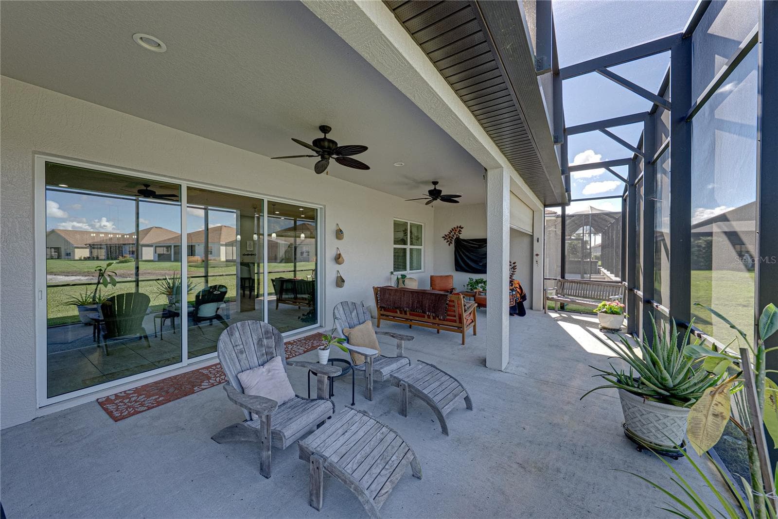 Extended, screened veranda - 6125 PEBBLE BEACH BLVD, WINTER HAVEN
