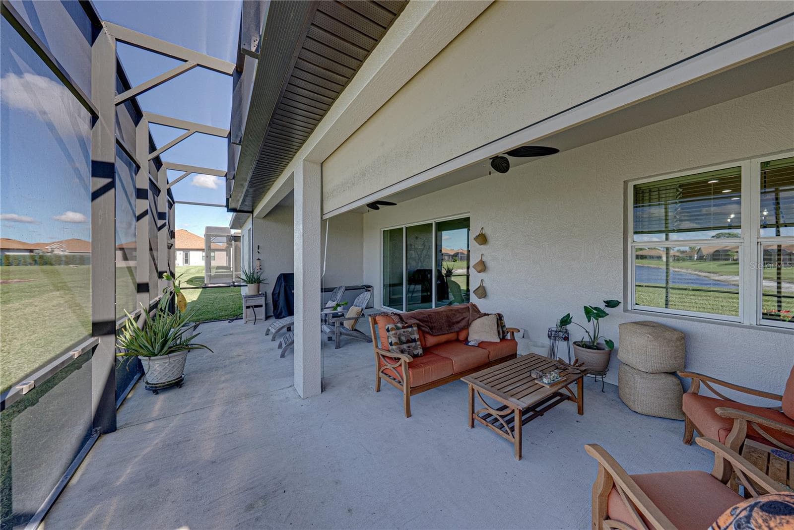 Extended, screened veranda - 6125 PEBBLE BEACH BLVD, WINTER HAVEN