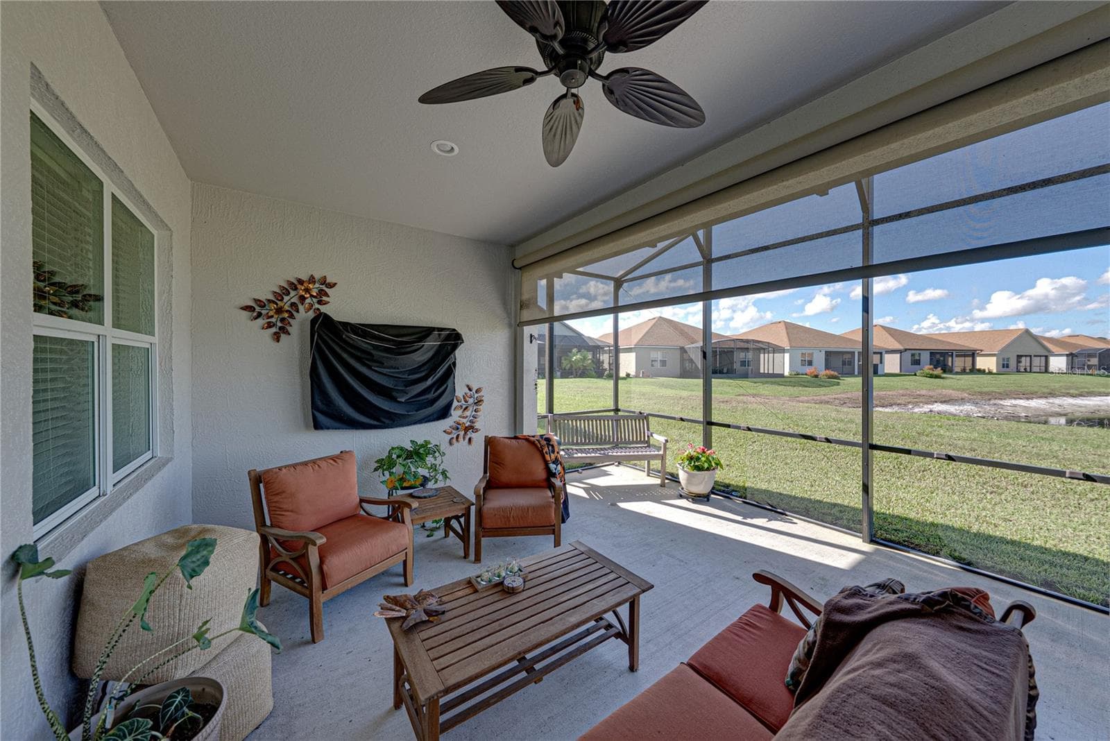 Extended, screened veranda - 6125 PEBBLE BEACH BLVD, WINTER HAVEN