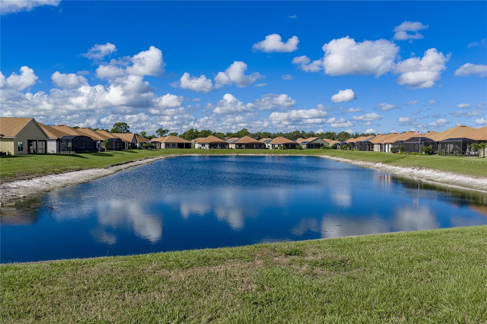 Pond behind house - 6125 PEBBLE BEACH BLVD, WINTER HAVEN