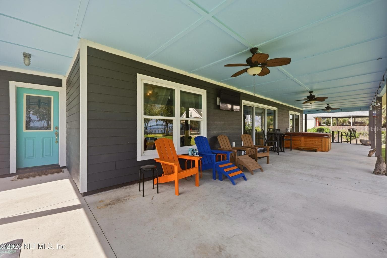 Back porch - 424 CEDAR CREEK RD, PALATKA