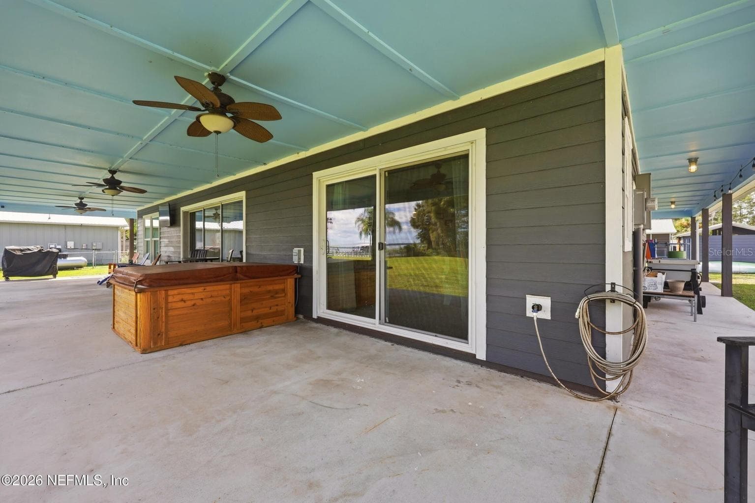 Great view from back porch - 424 CEDAR CREEK RD, PALATKA