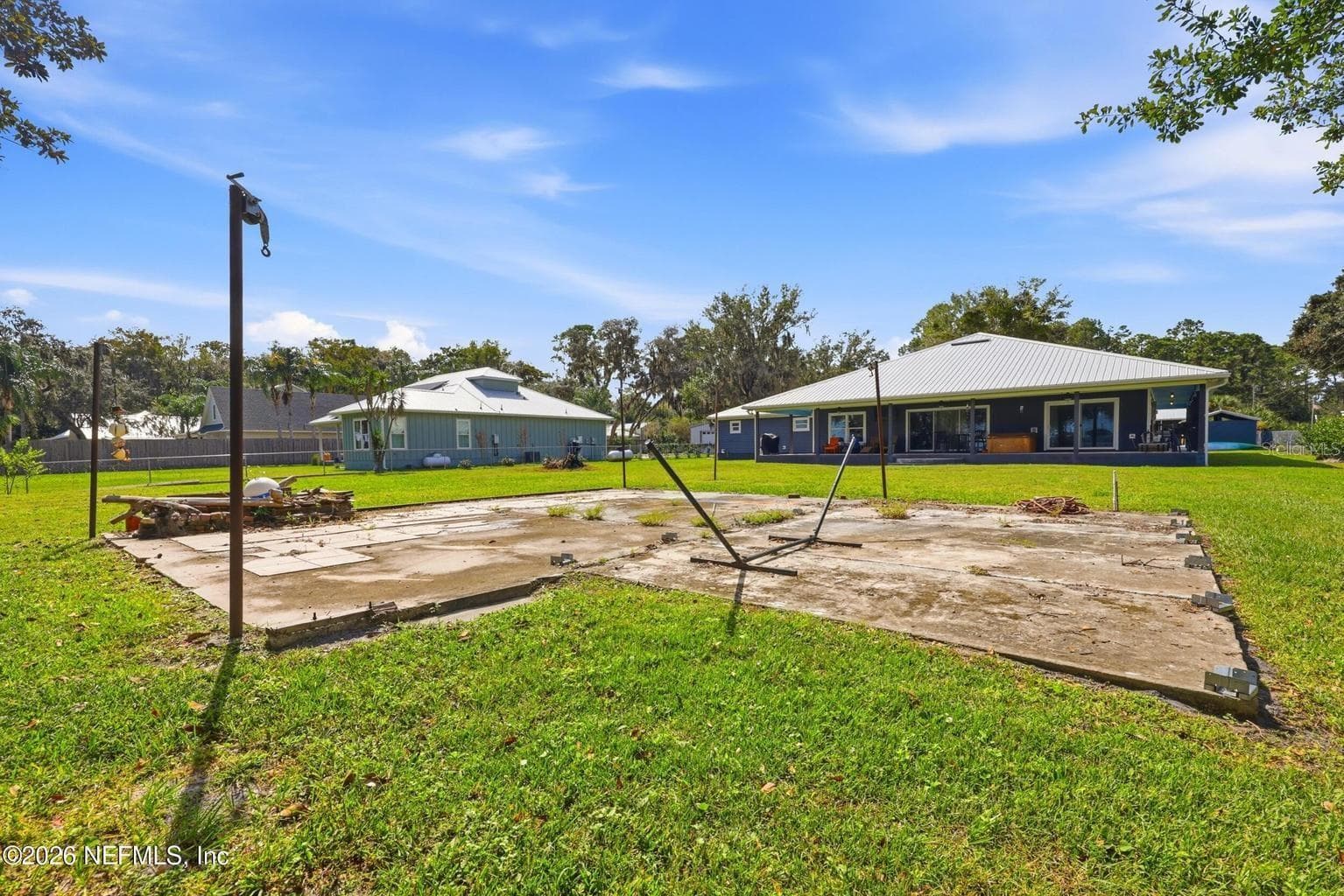 Slab for old house - 424 CEDAR CREEK RD, PALATKA
