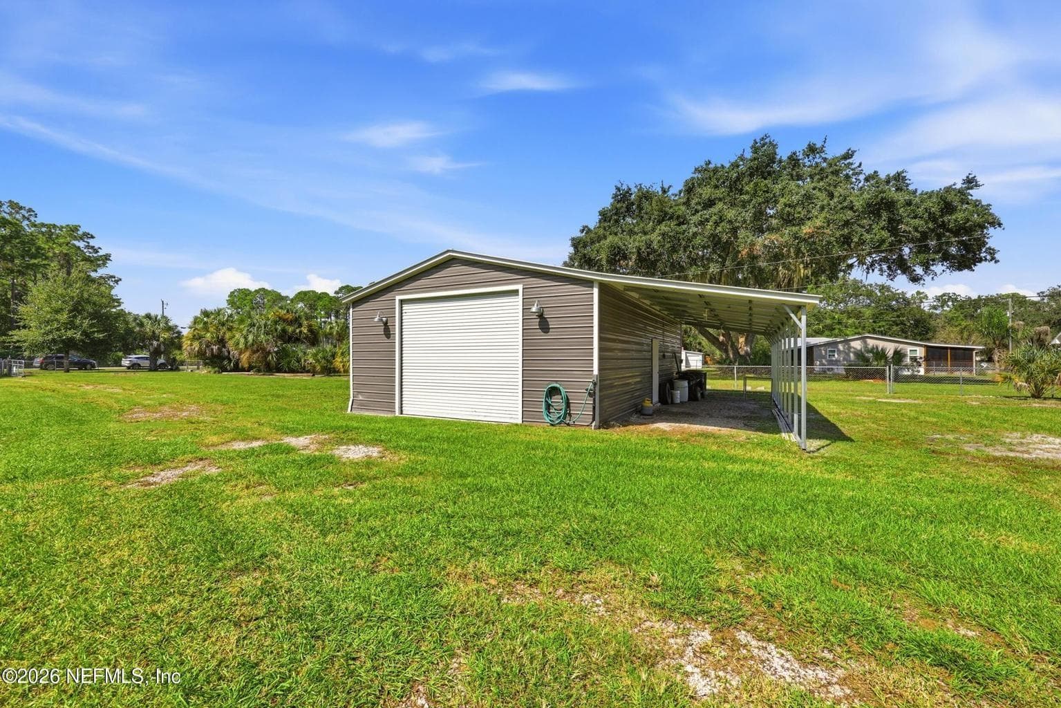 Garage & car port - 424 CEDAR CREEK RD, PALATKA