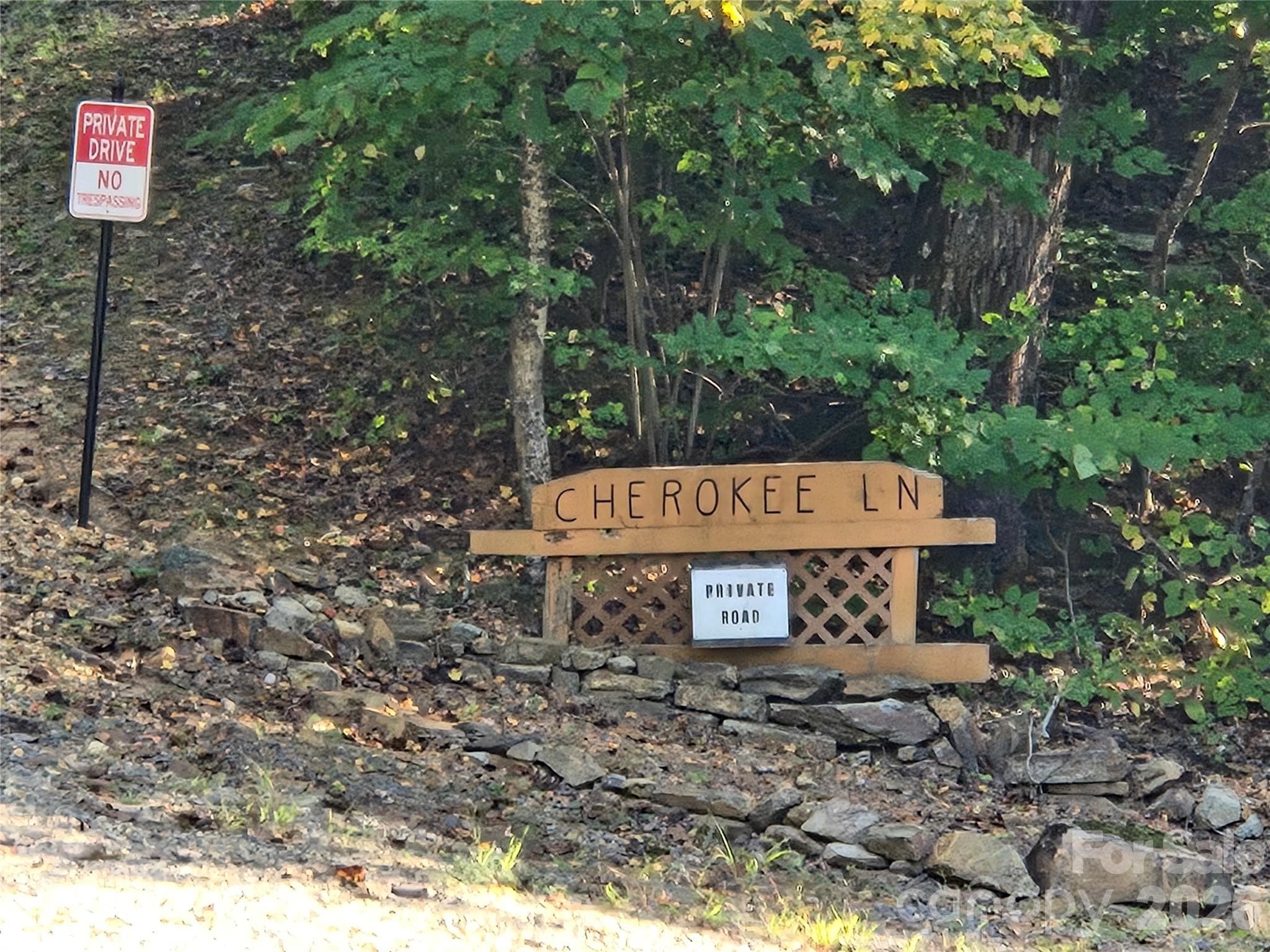 Cherokee Lane entrance. - 0 Cherokee Lane, Badin Lake