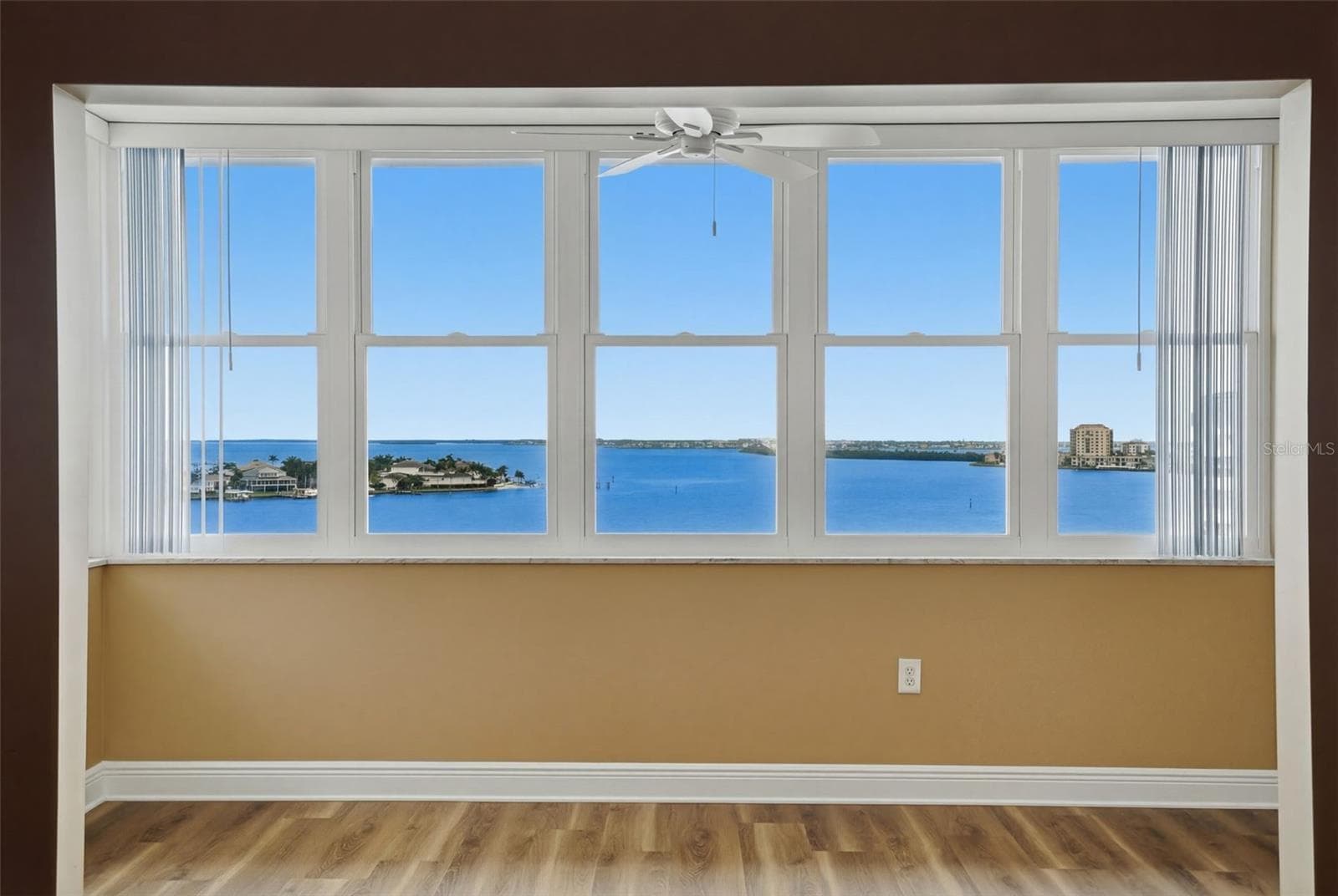 All impact windows with panoramic water views. - 5108 BRITTANY DR S #1006, ST PETERSBURG