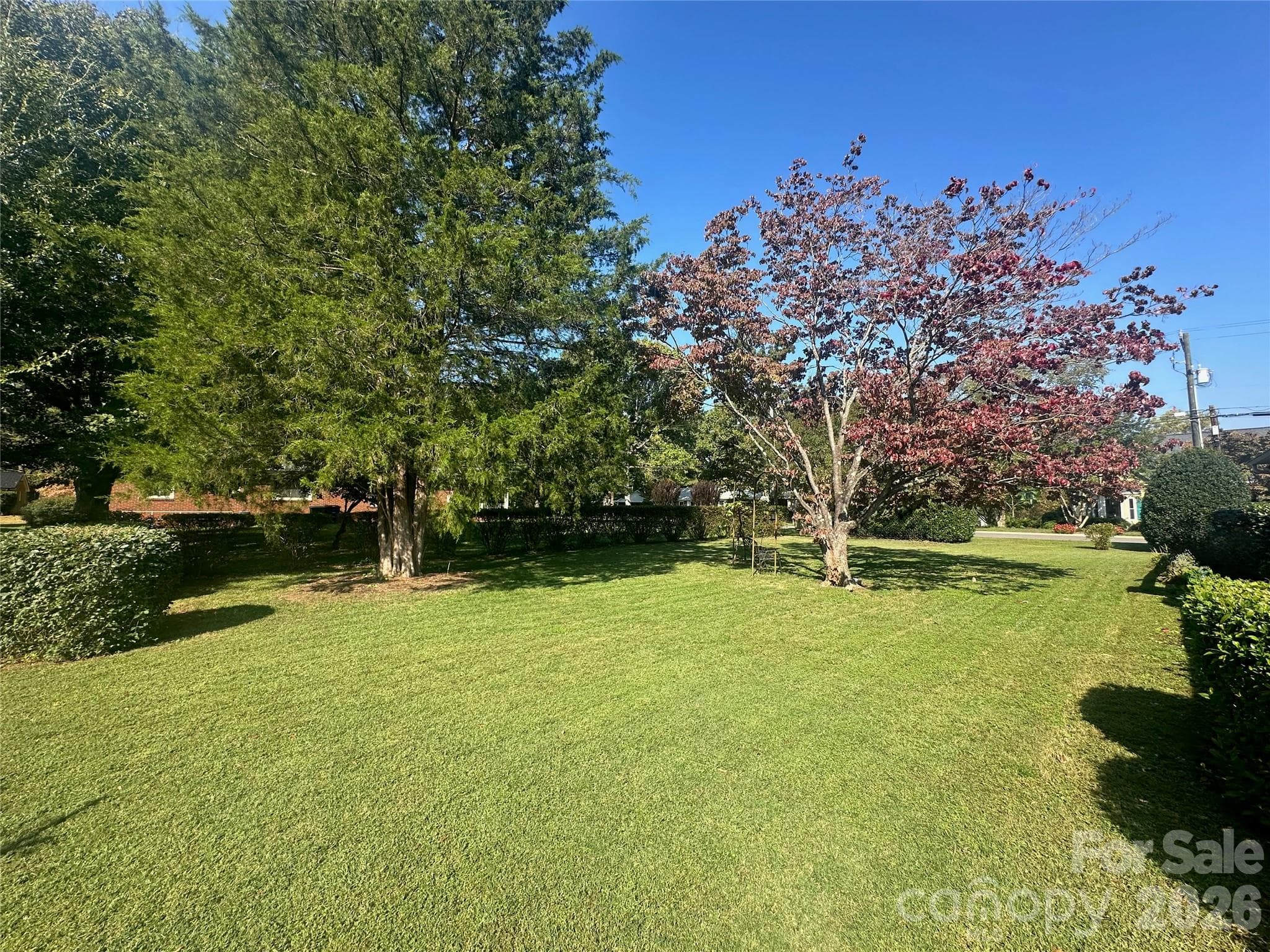 Beautiful back yard - 1400 Capri Road, Winston Salem