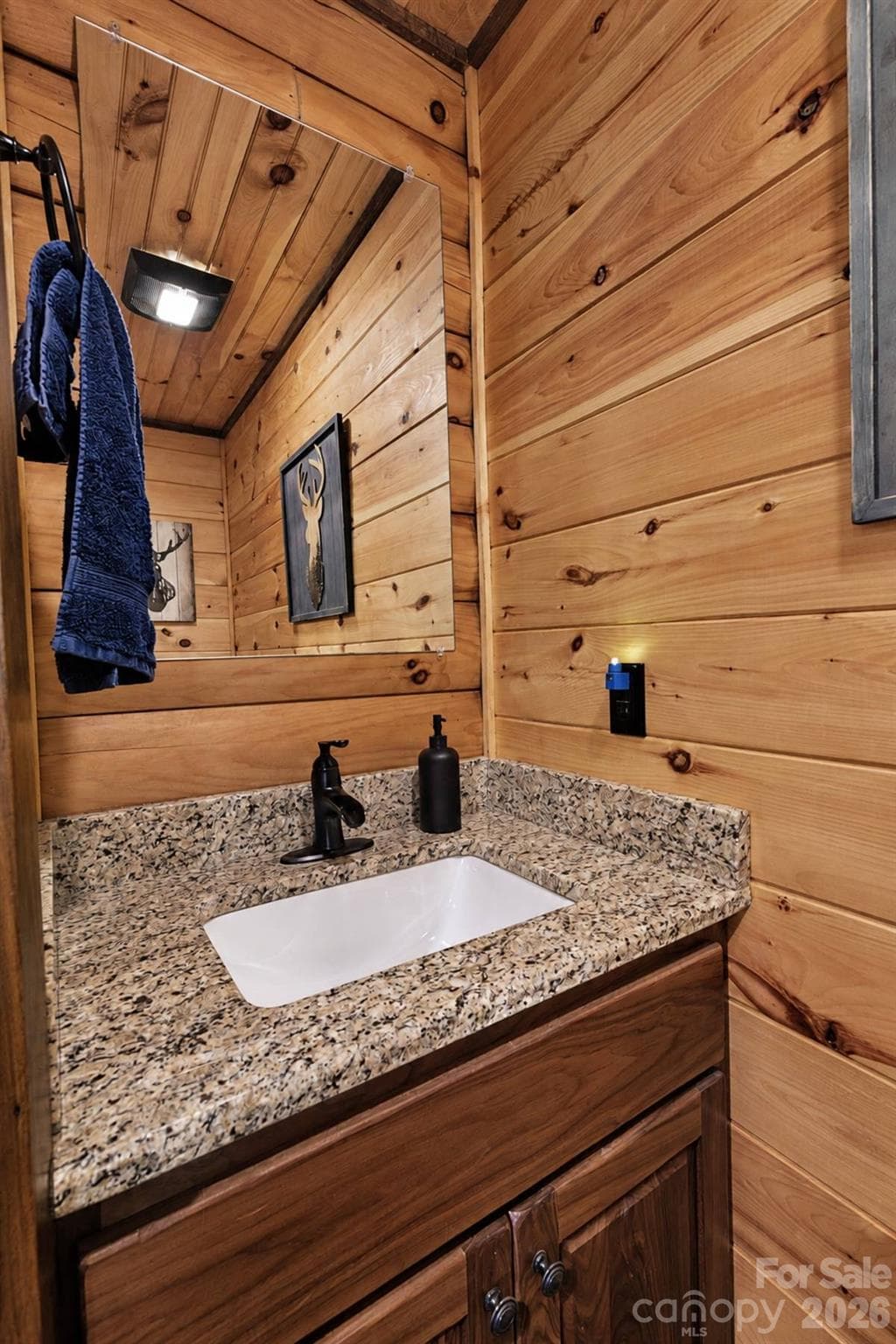 Main-level half bath - 18 Fairway Run, Bryson City