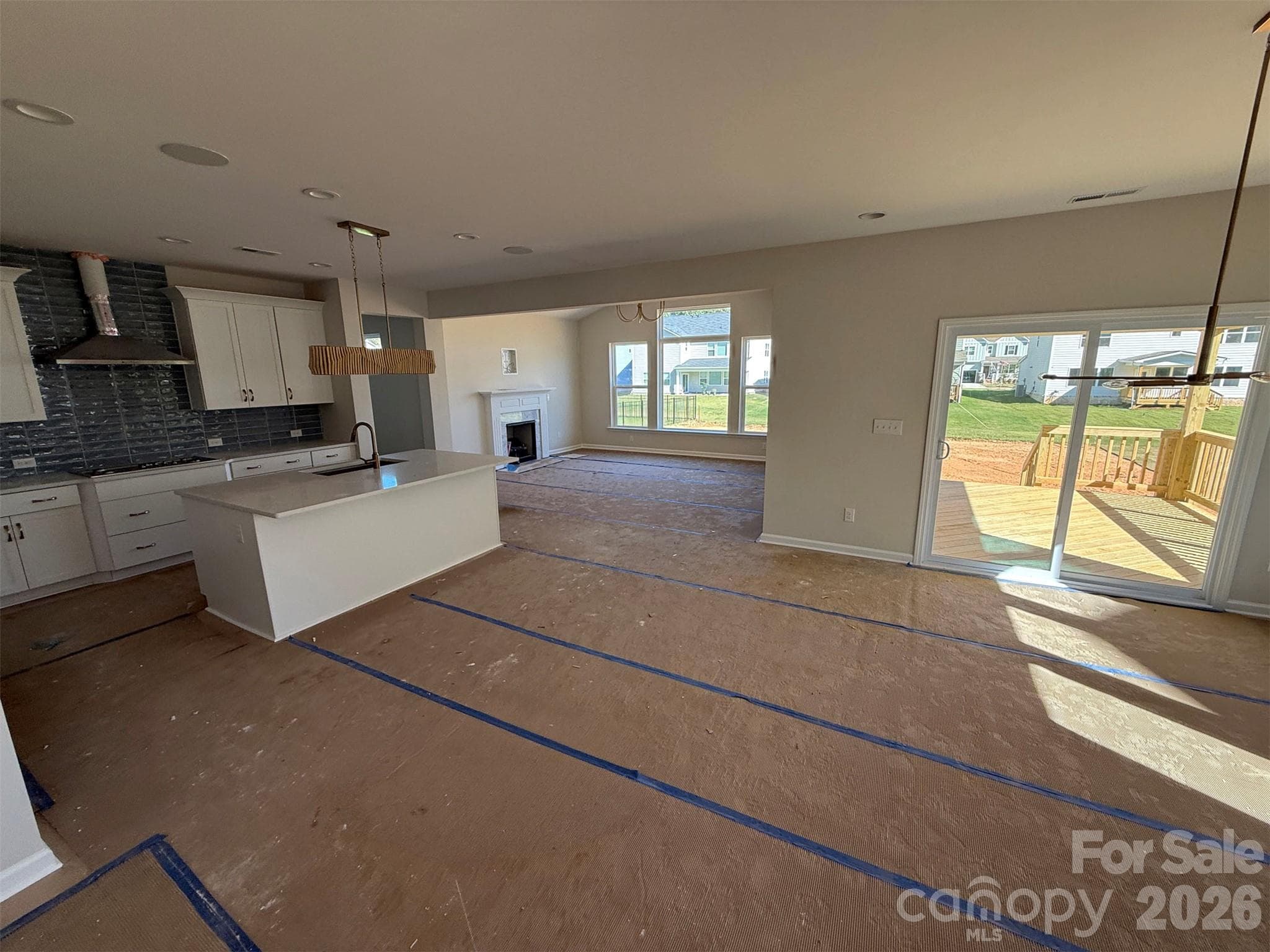 Kitchen/Dining/Family Room - 4804 Glen Stripe Drive, Indian Trail
