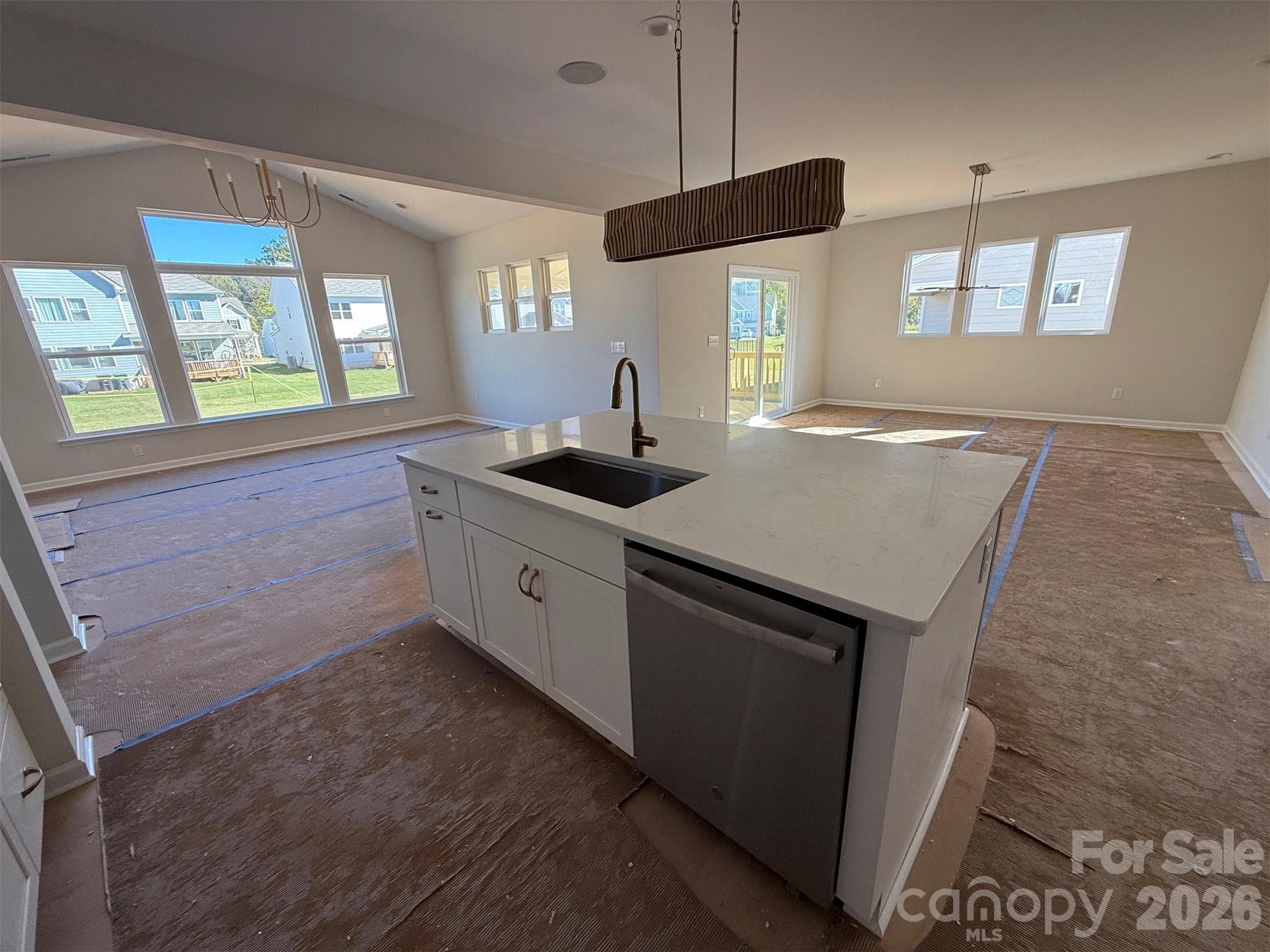 Kitchen/Dining/Family Room - 4804 Glen Stripe Drive, Indian Trail