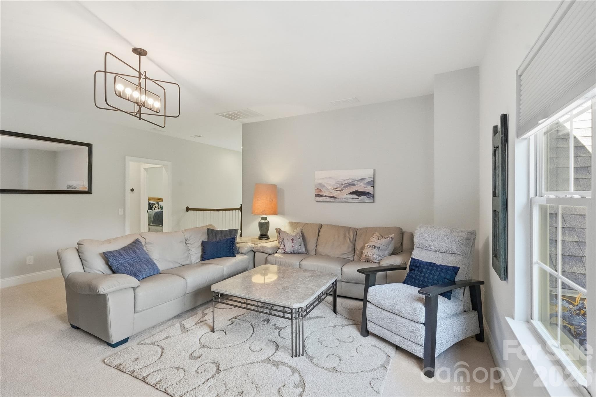2nd floor living room - 13632 Castleford Drive, Mint Hill