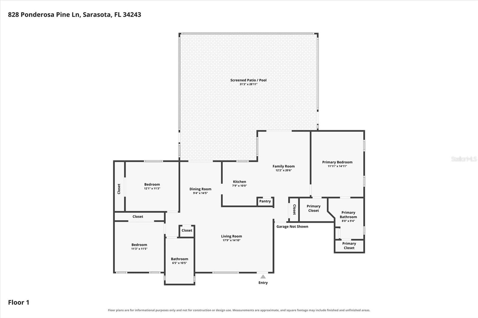 Single Family Residence at 828 PONDEROSA PINE LN, SARASOTA, photo 53 of 53