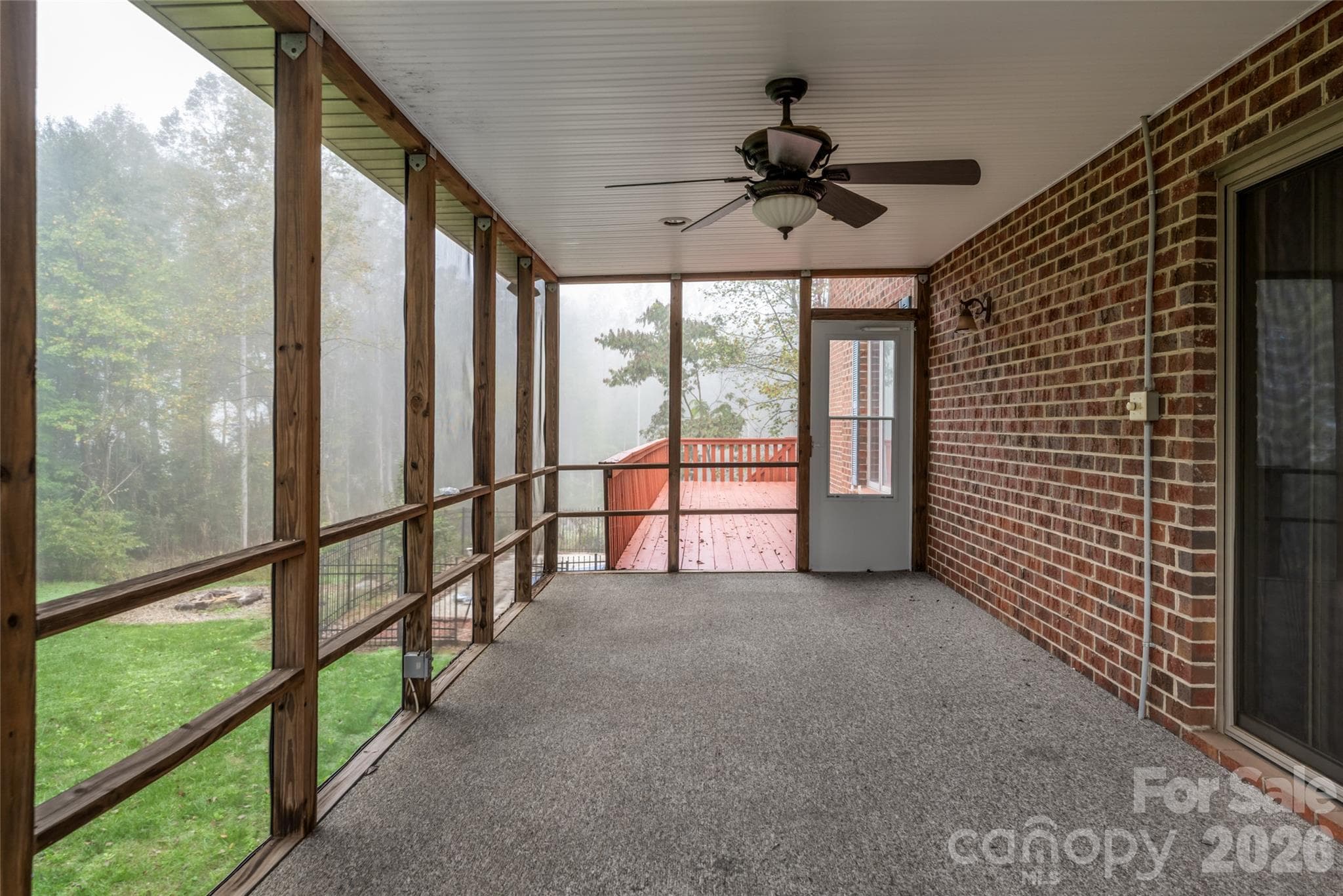 Screened porch - 4943 Elmhurst Drive NE, Hickory