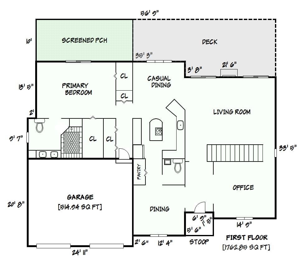 Main floor - 4943 Elmhurst Drive NE, Hickory