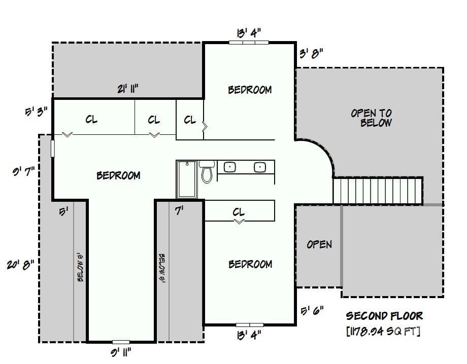 Upper Floor - 4943 Elmhurst Drive NE, Hickory