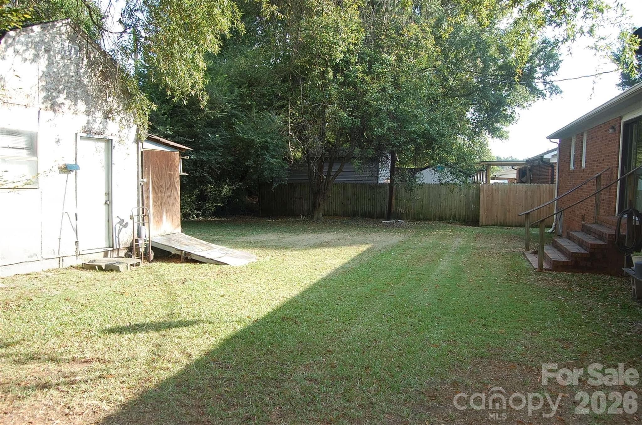 Rear of home with outbuilding! - 2920 Springdale Avenue, Kannapolis