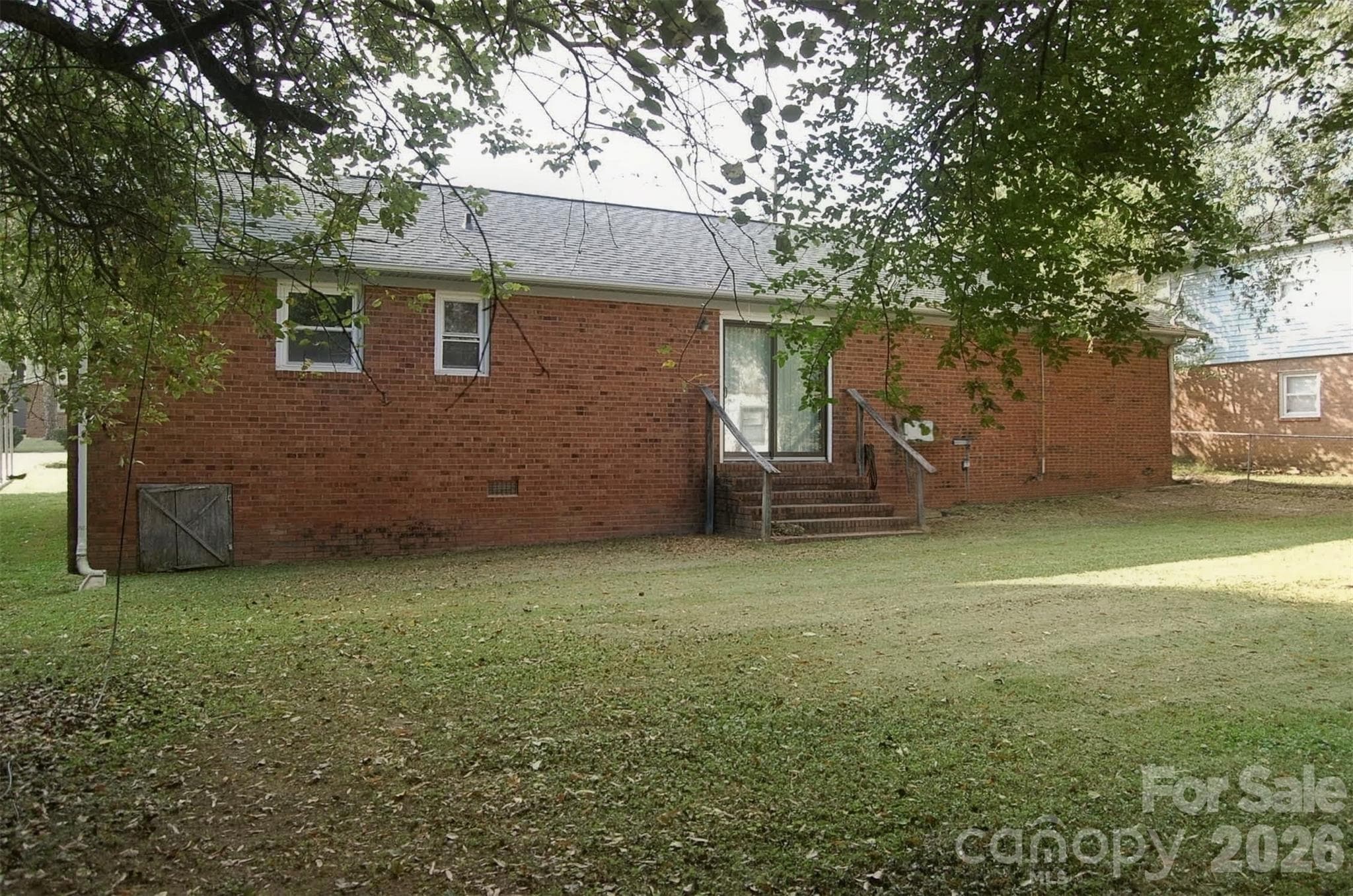 Rear of home with level back yard! - 2920 Springdale Avenue, Kannapolis