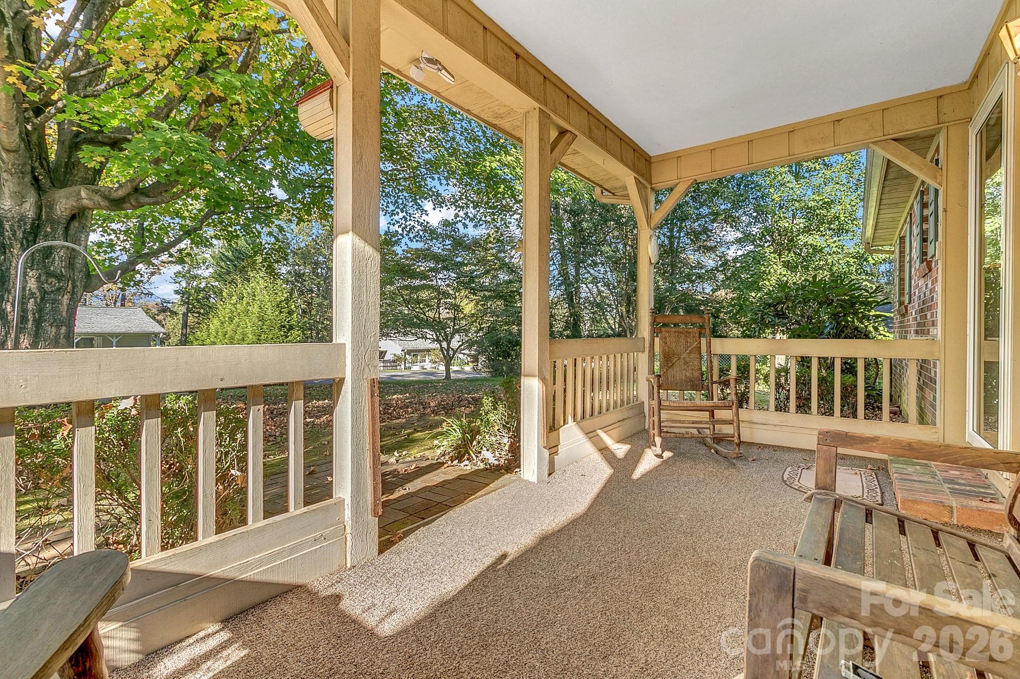 Front porch of 1 Dewberry - 1 Dewberry Lane, Hendersonville