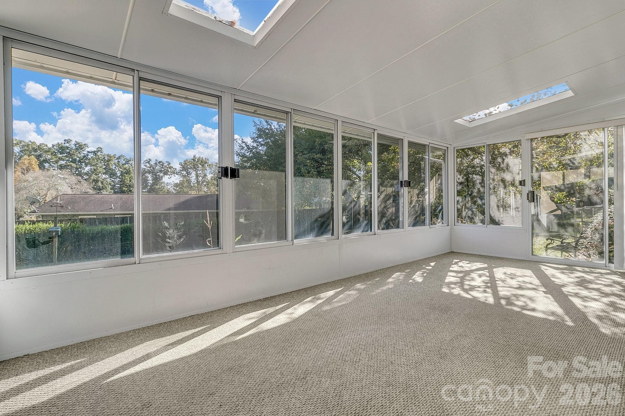 Sunroom with skylights & natural light - 1 Dewberry Lane, Hendersonville
