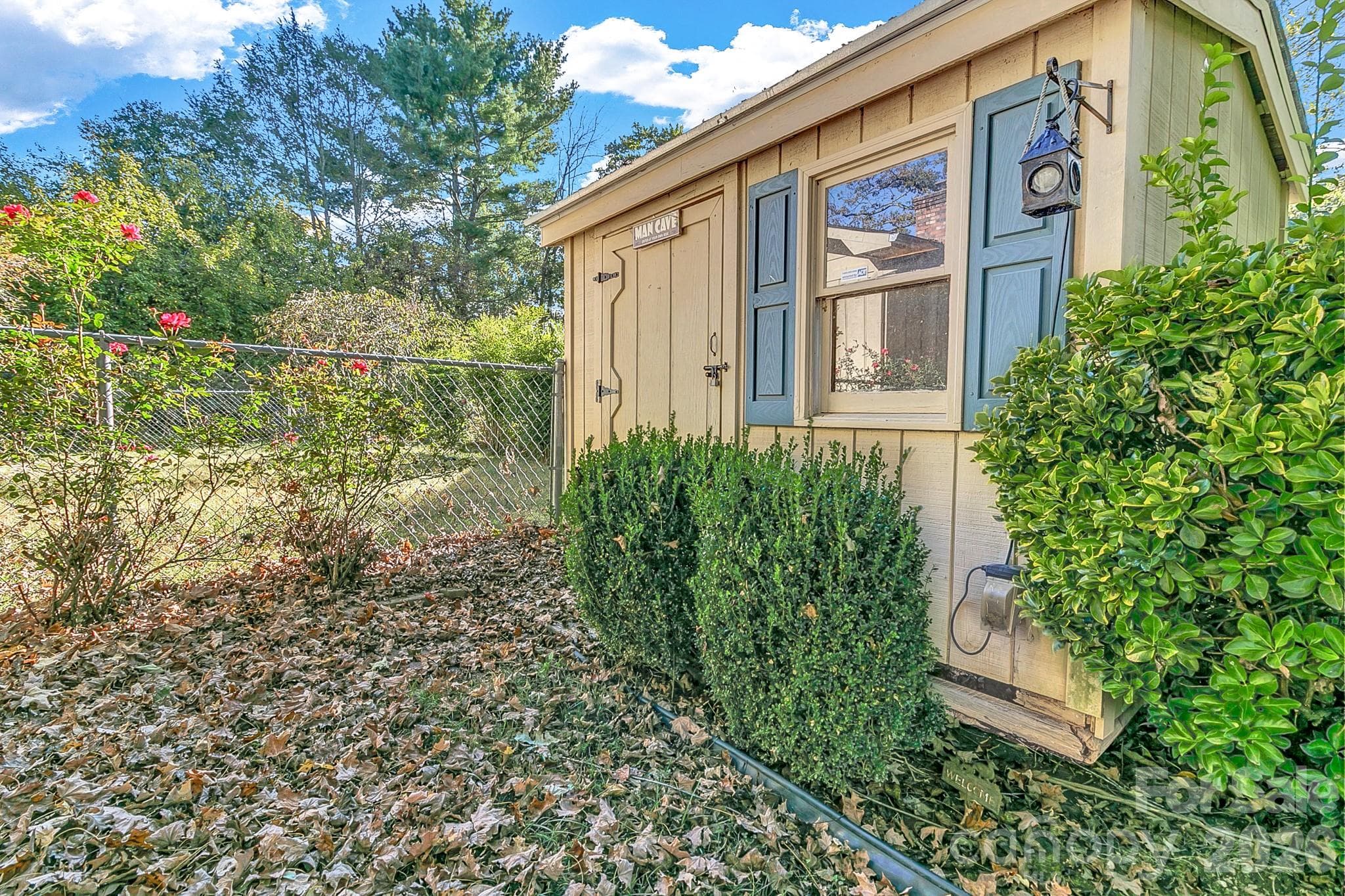 Shed in back yard w/storage capacity - 1 Dewberry Lane, Hendersonville