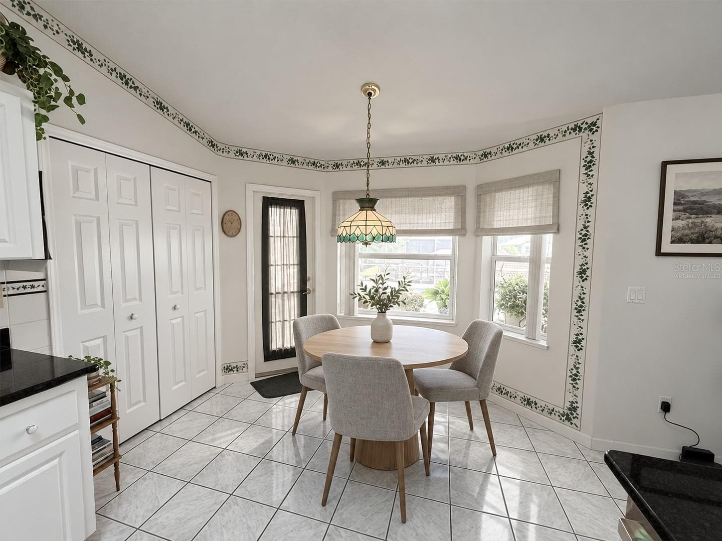 Virtually Staged - Eat-in Kitchen - 22 COLORADO DR, PALM COAST