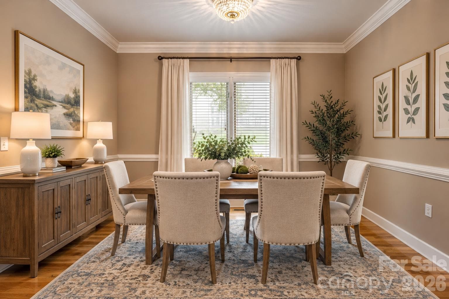 Formal dining virtually Staged - 4943 Elmhurst Drive NE, Hickory