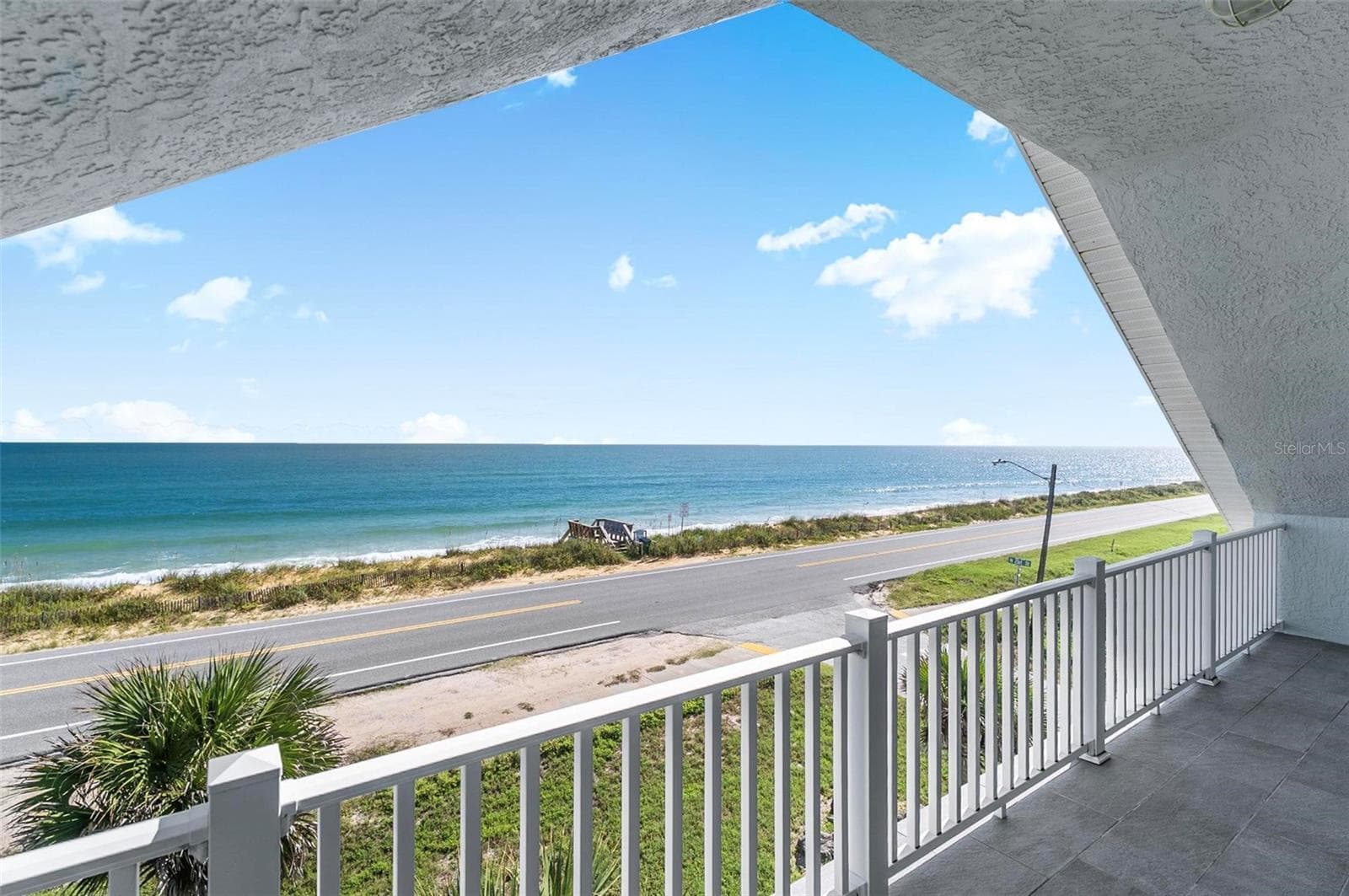 primary ocean side balcony - 2101 N OCEAN SHORE BLVD, FLAGLER BEACH