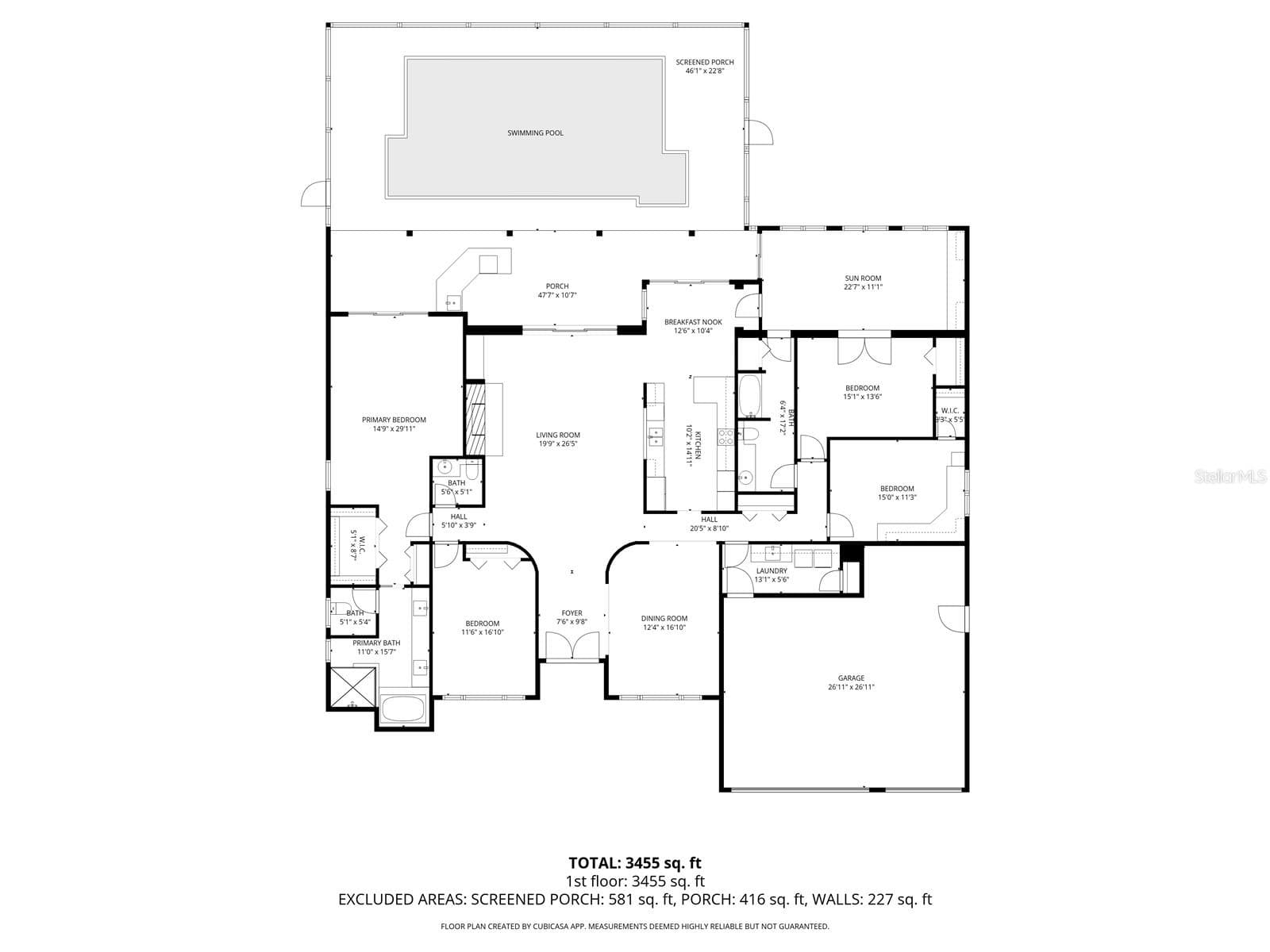 Floor Plan - 9807 COMPASS POINT WAY, TAMPA