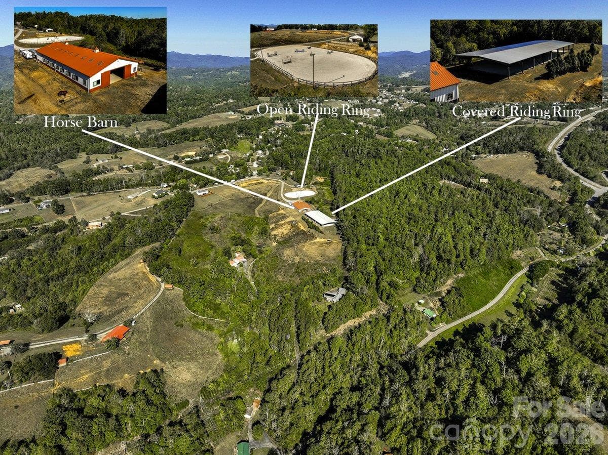 Labeled Aerial View - 217 Flint Hill Road, Alexander