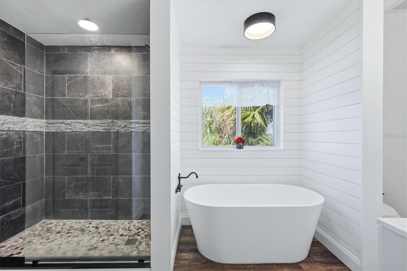 ...and spacious walk-in shower. - 90 OAKLAND HILLS CT, ROTONDA WEST