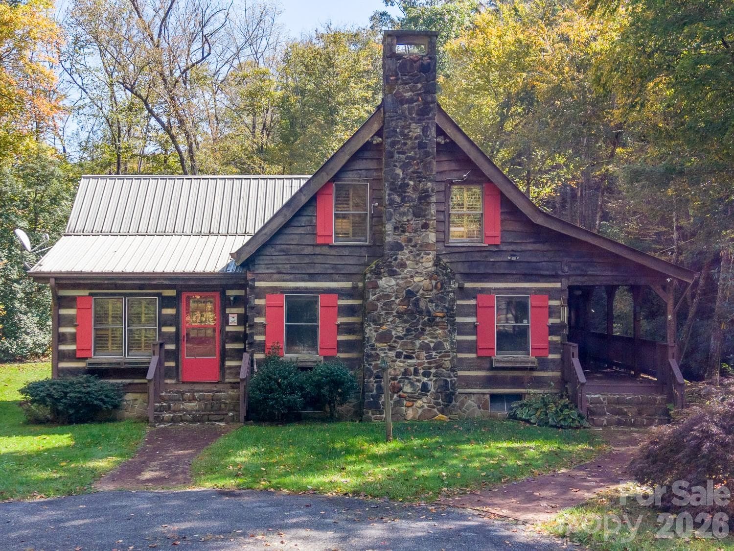 Cabin Front - 7810 Little Snowbird Road, Robbinsville