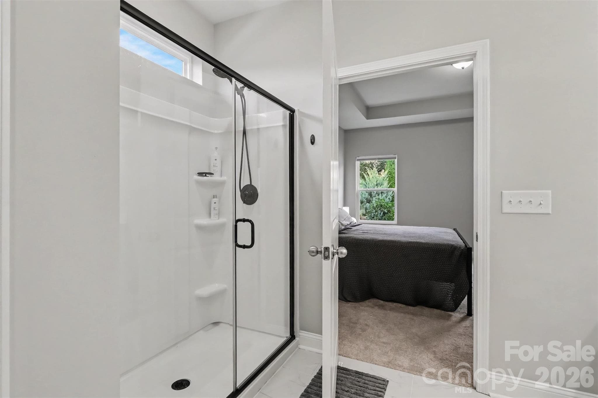 Primary Shower - 1301 Black Walnut Street, Monroe